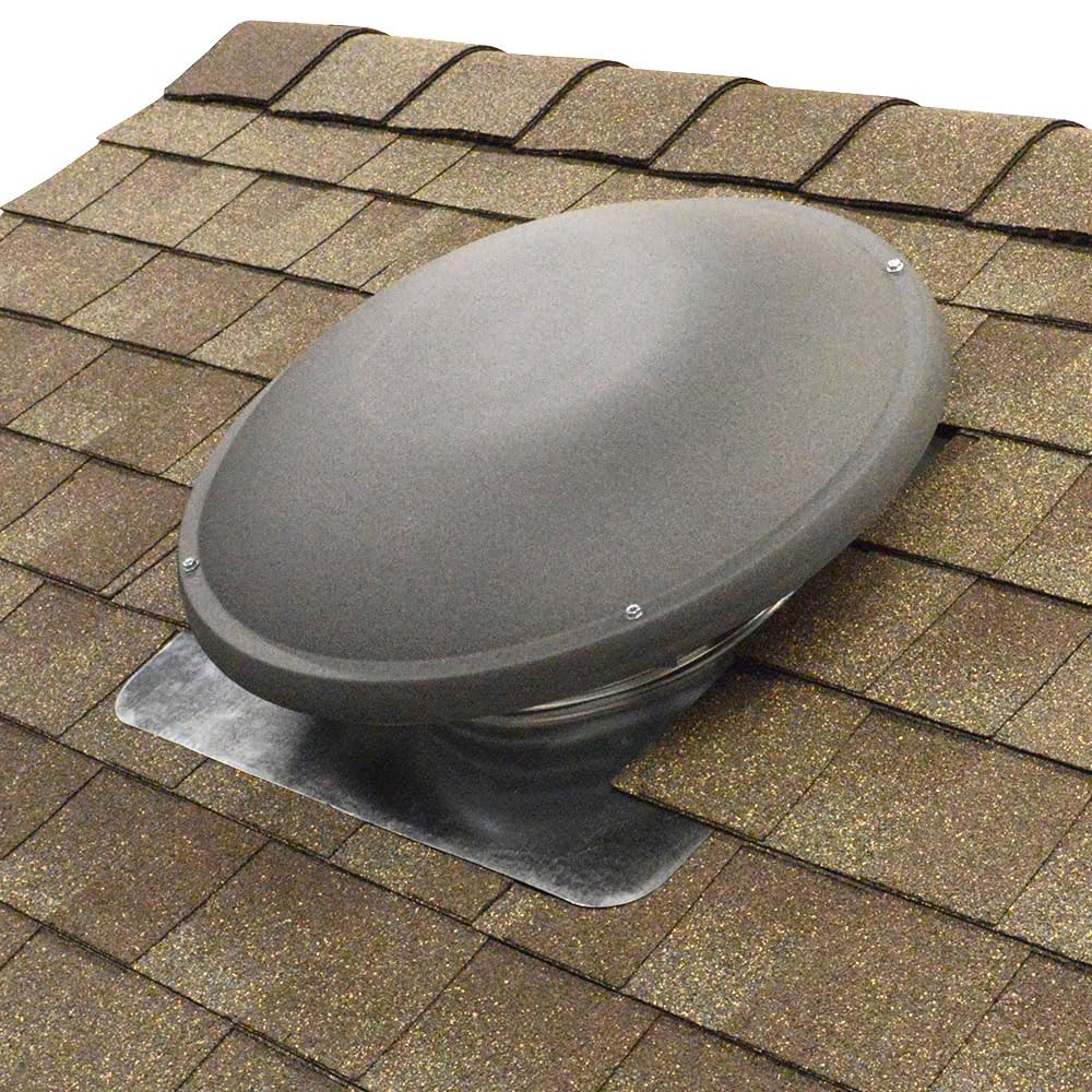 Master Flow Gaf 1500 Cfm Shingle Match Power Roof Mount Attic Fan With Energy Cost Savings And High Airflow Capacity Of Up To 15