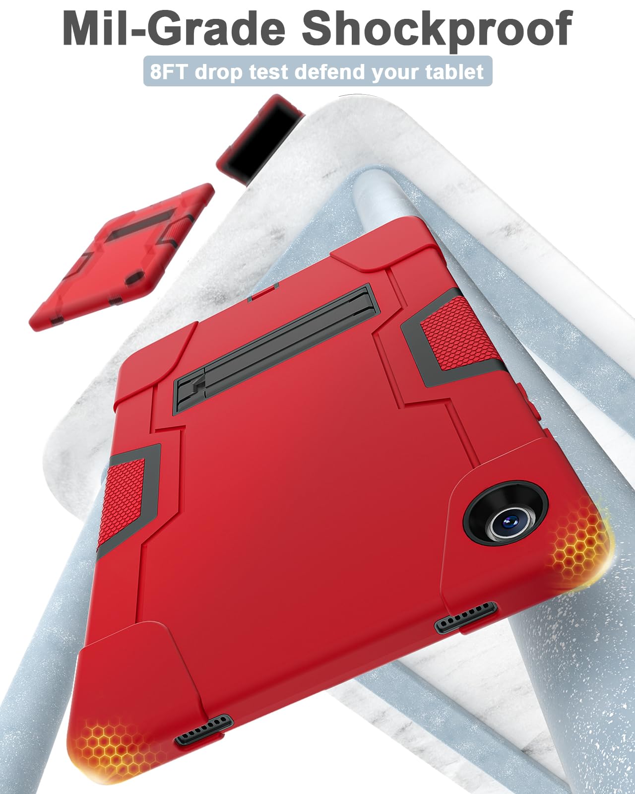 Wesorol Case For Samsung Galaxy Tab A9 Plus 11 Inch,Galaxy Tab A9+ Case With Built In Screen Protector Samsung Tablet A9 Plus Ca