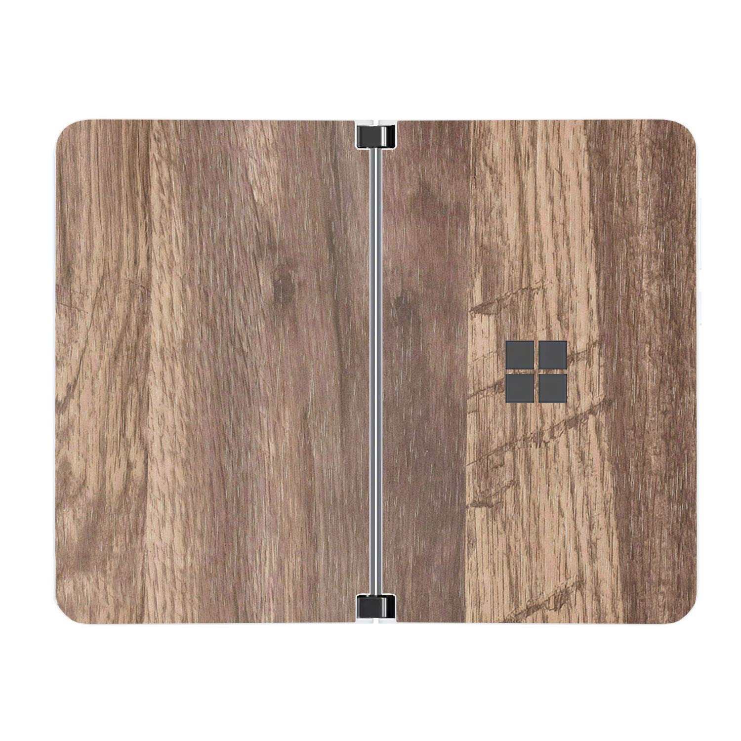 Sopiguard Sticker For Surface Duo Phone Edge To Edge Precision Vinyl Skin Wrap (Wood Oak)