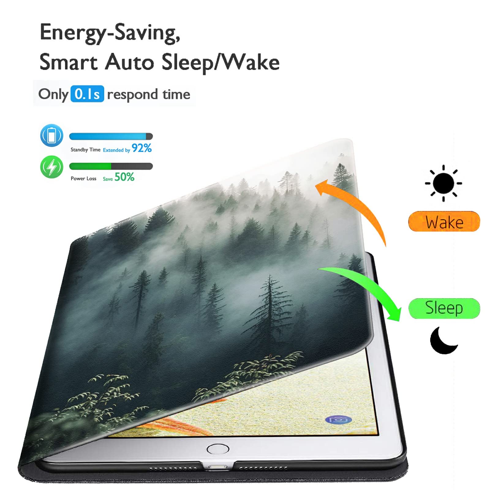 Bfserobj Case For 6.8'' Kindle Paperwhite 11Th Generation 2021 And Kindle Paperwhite Signature Edition Lightweight Smart Case Pu