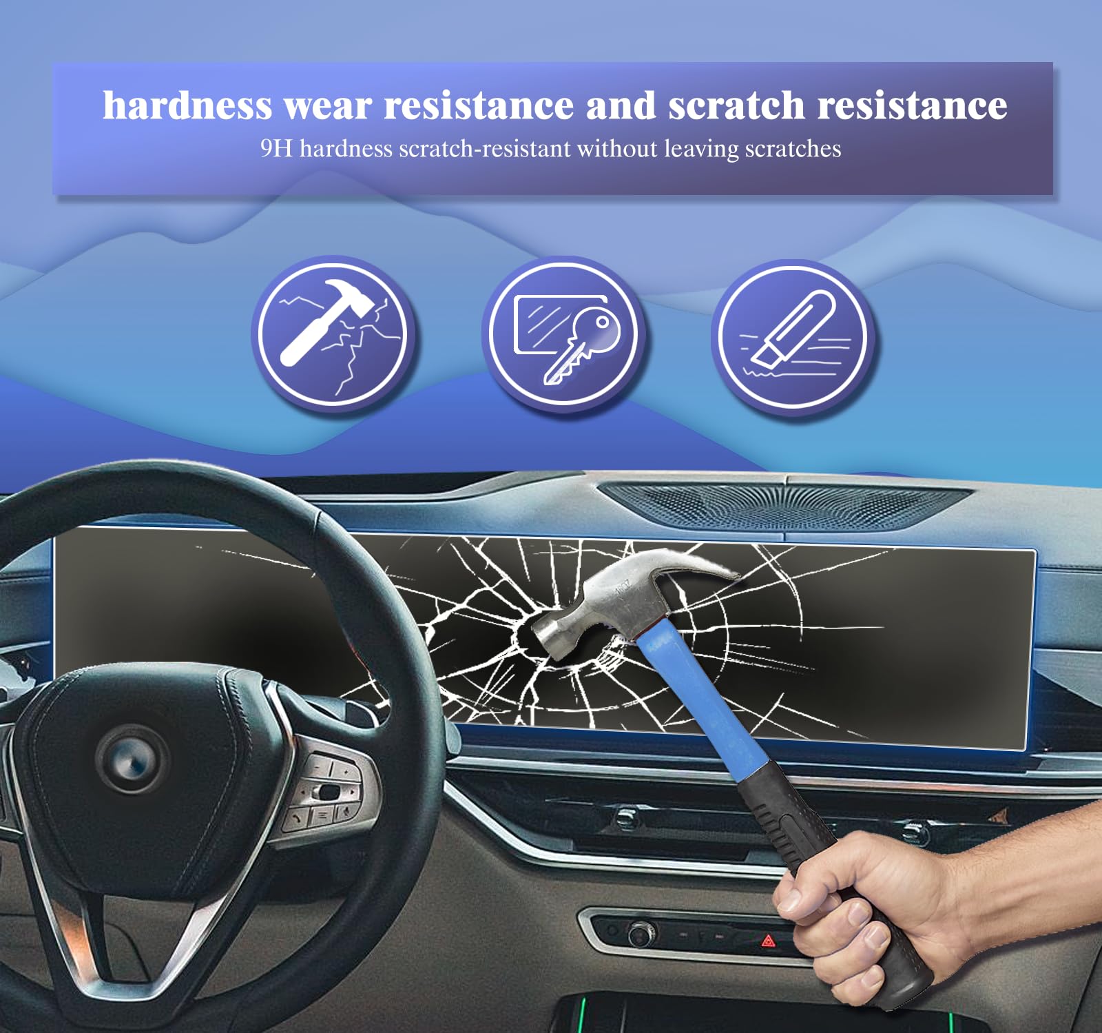 Ufgdsha 2Pcs Matte 2024 2025 Bmw X5 X3 Screen Protector For 2024 X7 Accessories 2025 Bmw X7 2024 Ix I4 X7 X5 X6/2023 X7 I4 I7 Ix