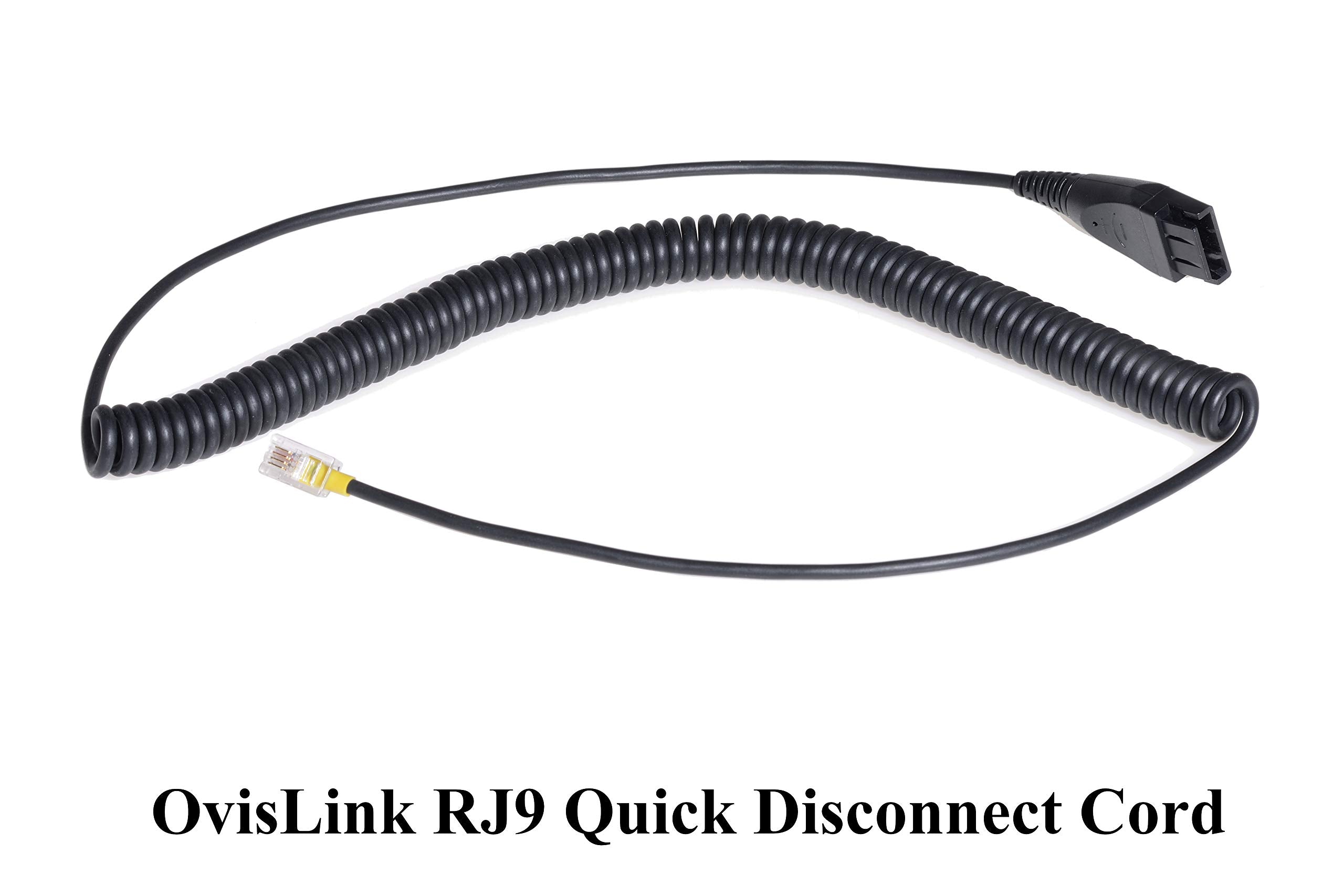 Ovislink Call Center Headset Compatible With Cisco Phone 6841, 6961, 7841, 7941G. Include Rj9 Quick Disconnect Cord Connect To P