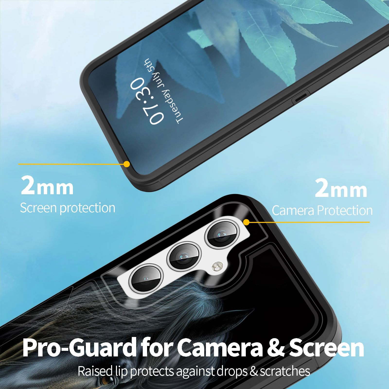 Bfukvou For Galaxy A26 5G Case, Dust-Proof Port Cover, Full Body Silicone Rubber Covered, Non-Slip Drop-Proof Phone Case For Sam