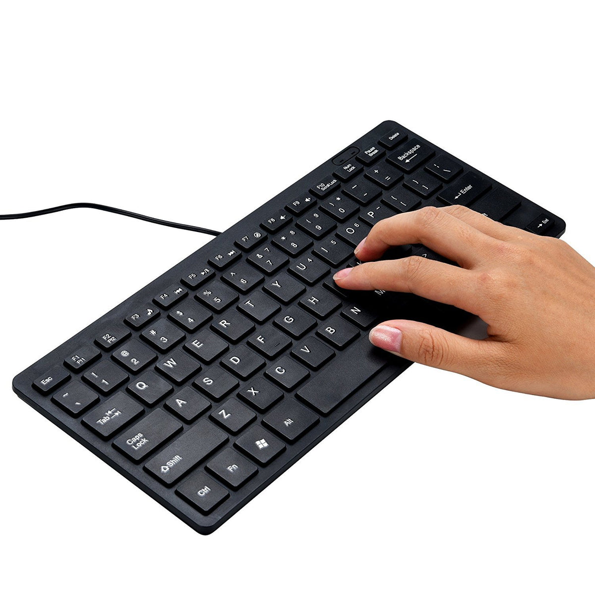 Micro Focus Keyboard I Focus Mini 78 Keys Wired Keyboard With Keyboard Cover Computer Keypad ...