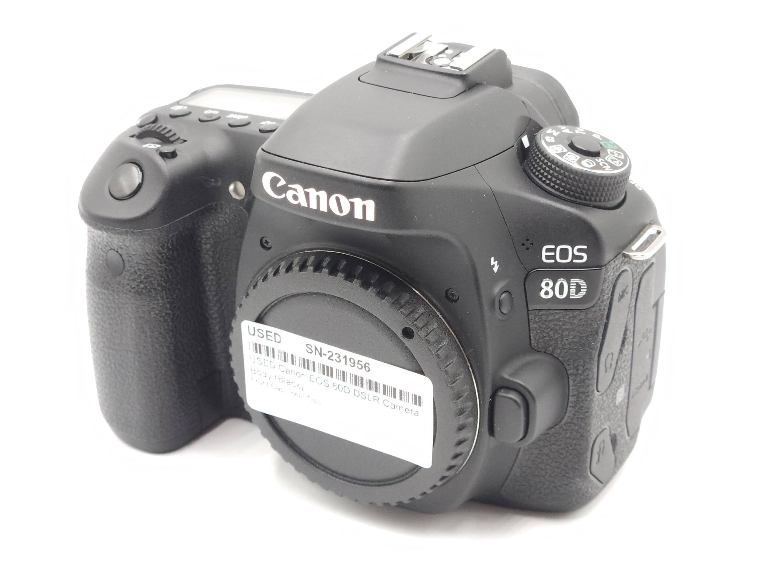 Canon Digital Slr Camera Body [Eos 80D] With 24.2 Megapixel (Aps-C) Cmos Sensor And Dual Pixel Cmos Af - Black
