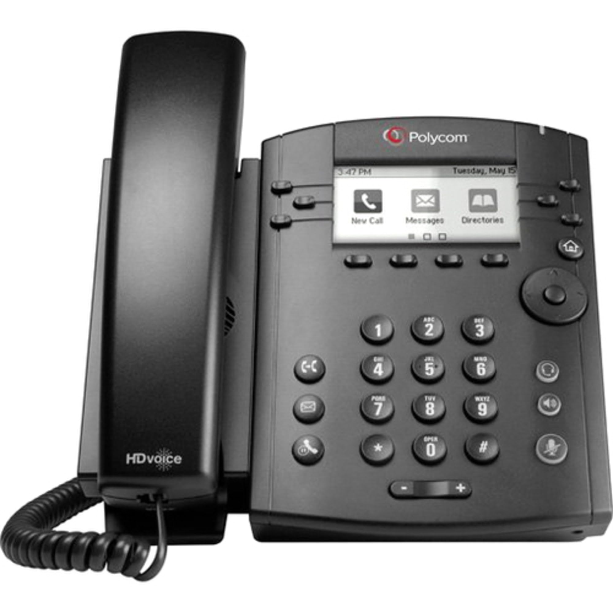 Polycom Vvx300 Series Business Media Desktop Phone, Poe (2200 46135 025) Power Supply Not Included