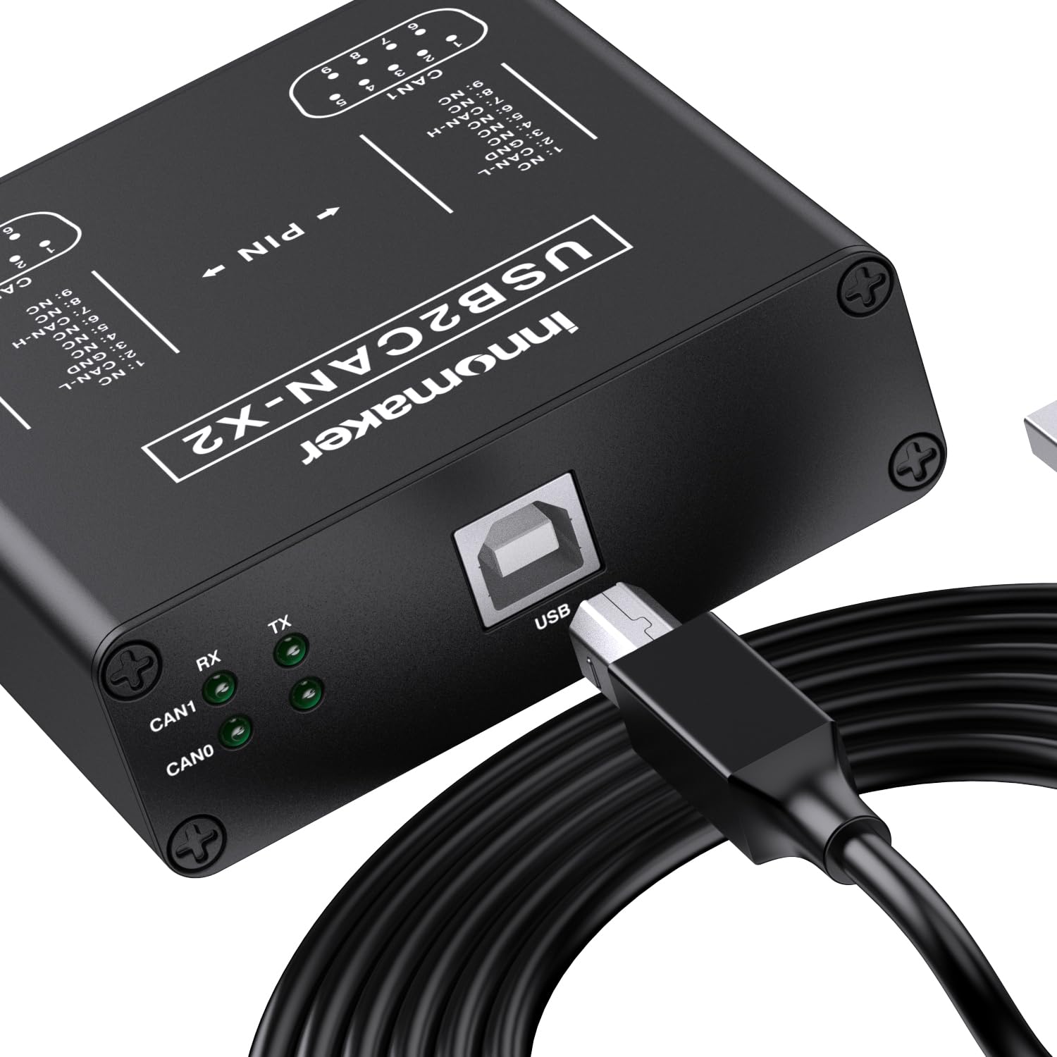 Dual Channels Usb To Can Converter For Raspberry Pi5/4/Pi3B+/Pi3/Pi Zero(W)/Jetson Nano/Tinker Board/Any Sbcs/Desktop/Laptop Sup