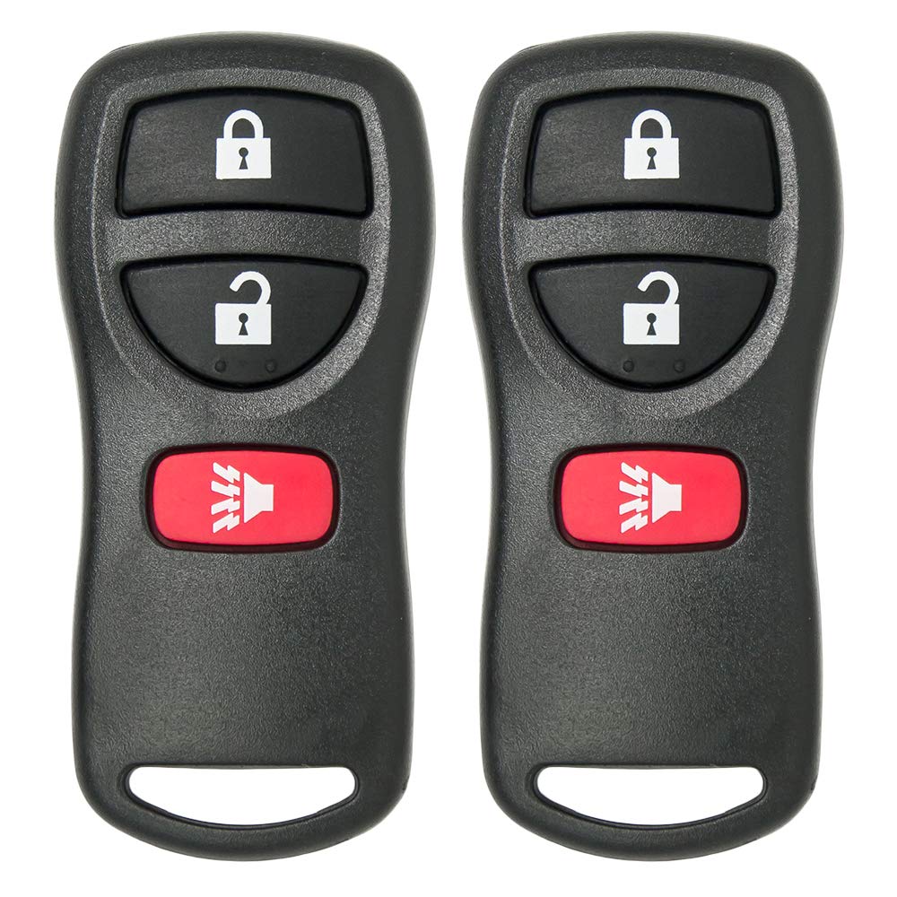 Keyless2Go Replacement For Keyless Entry Remote Car Key Fob 3 Button Kbrastu15 2 Pack
