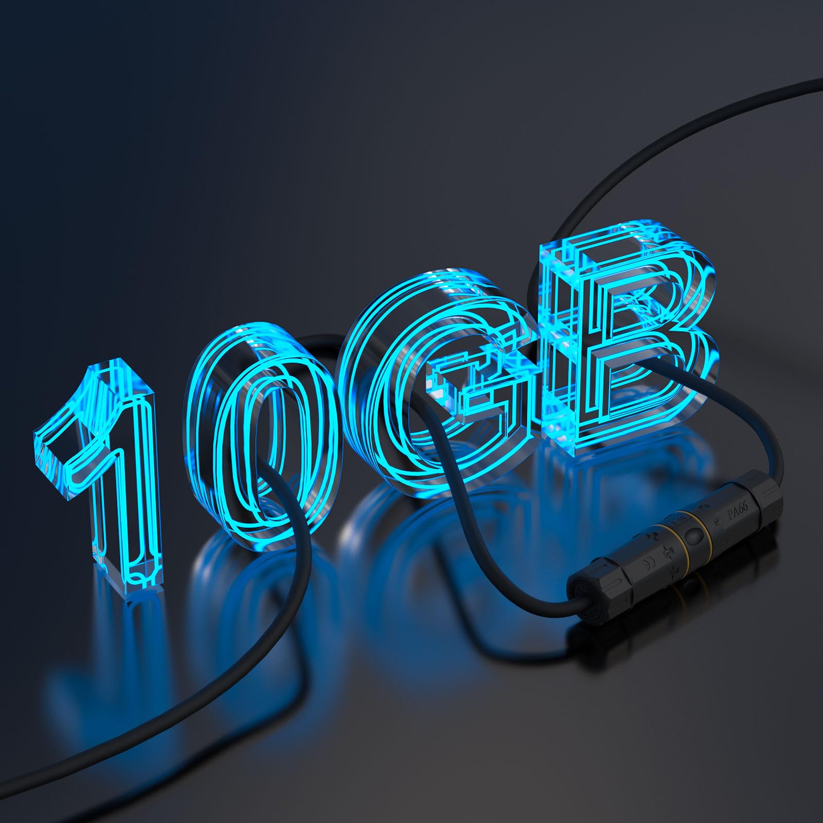 Fgb 10Gbps Waterproof Rj45 Coupler Cat7, Shielded Ip68 Waterproof Ethernet Connector, Waterproof Ethernet Coupler Outdoor Networ