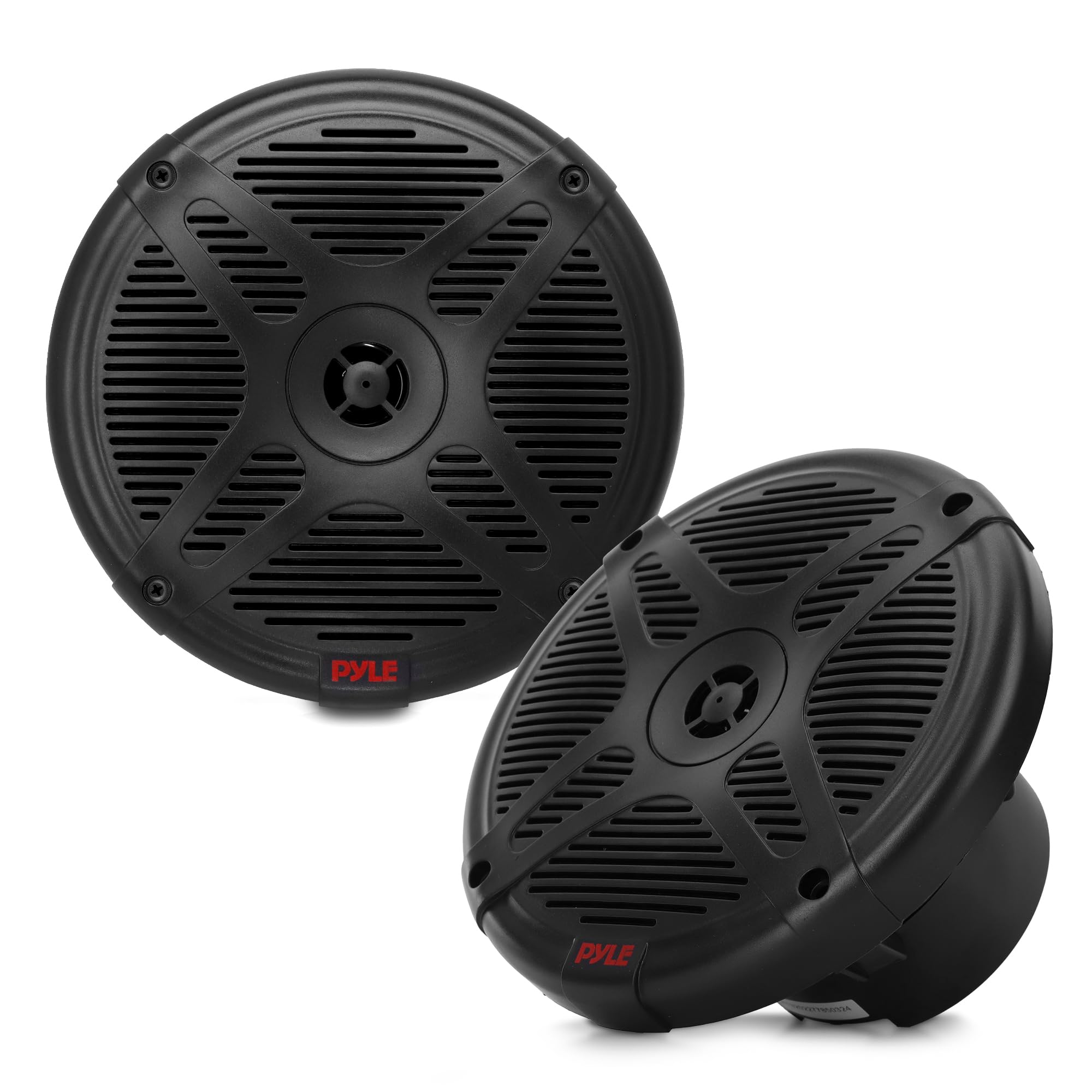 Pyle Dual 6.5 Water-Resistant Marine Speakers with Wireless RF Streaming Support, 2-Way Coaxial Audio System for Boat, Car & Off