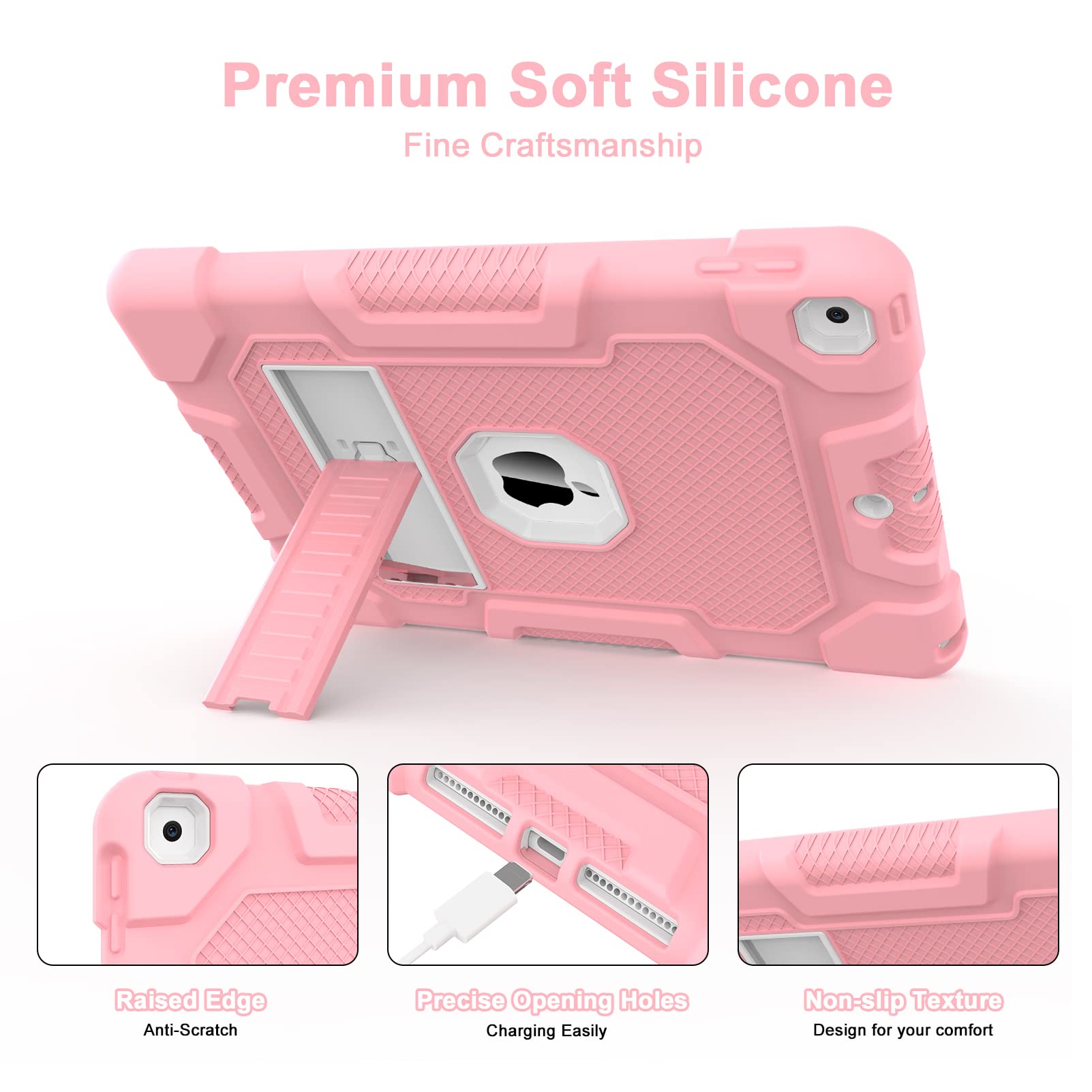 Timism Ipad 9Th Generation Case, Ipad 8Th/7Th Generation Case, Ipad 10.2 2021/2020/2019 Case With Kickstand, Heavy Duty Shockpro