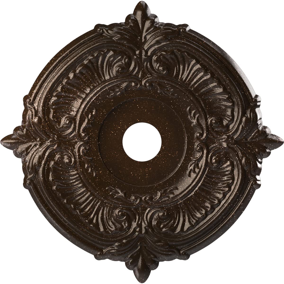 Ekena Millwork Cmp22Atamb Attica Thermoformed Pvc Ceiling Medallion (Fits Canopies Up To 7 3/4''), 22''Od X 3 1/2''Id X 1''P, Te