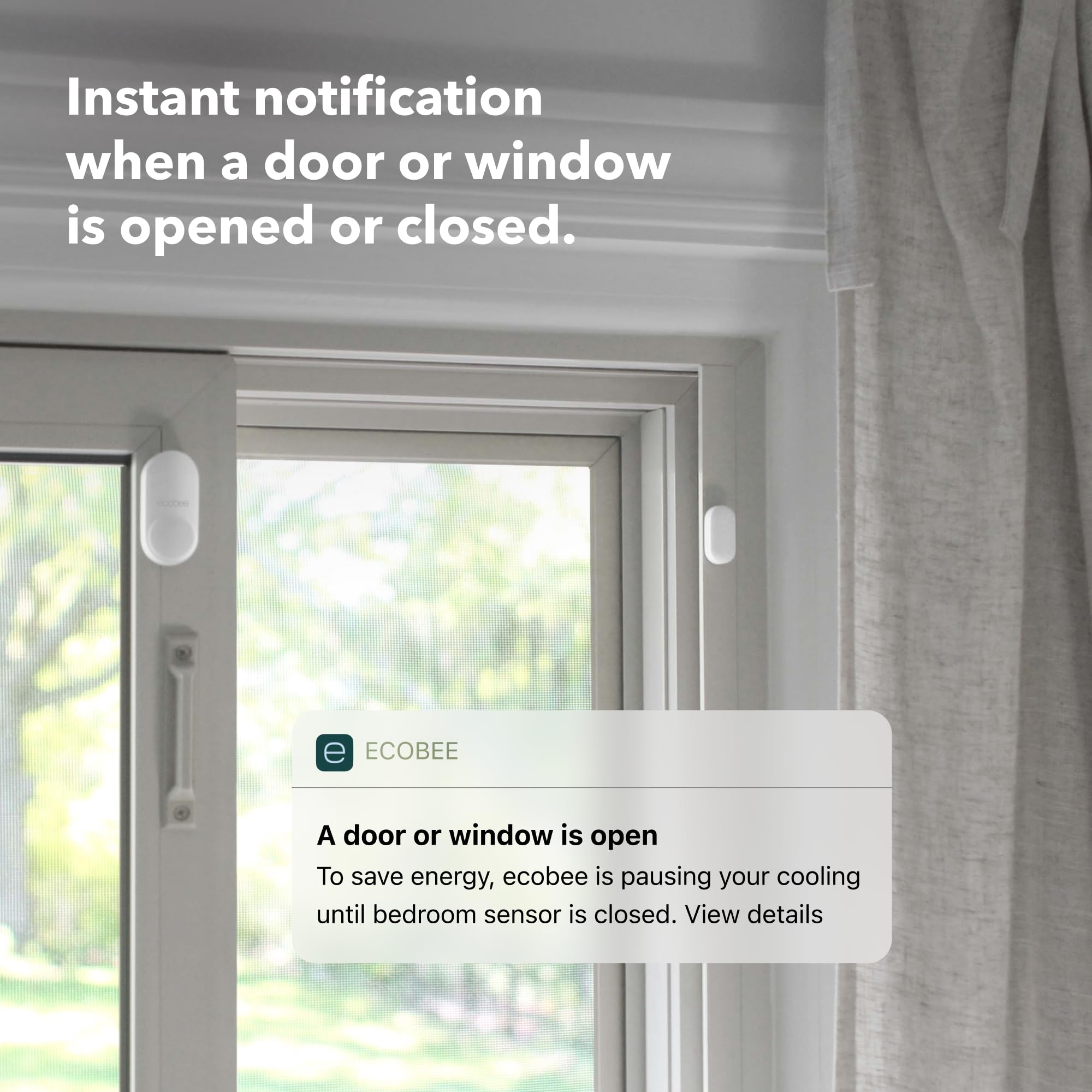 Ecobee Smartsensor For Doors And Windows 2 Pack, White