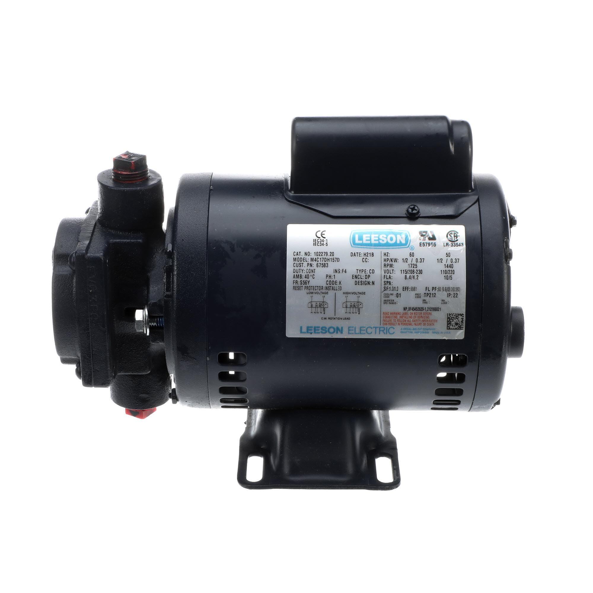 Henny Penny 67589 1/2 HP Motor and Filter Pump Assembly , Blue