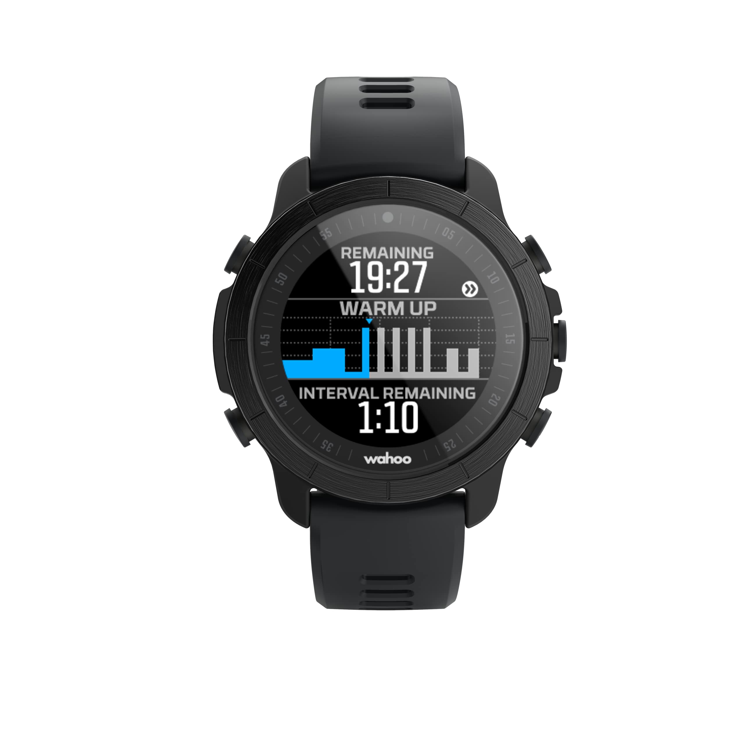 Wahoo ELEMNT Rival Charcoal Grey GPS Smartwatch for Running and Multisport - Advanced Fitness Tracker and Smart Technology