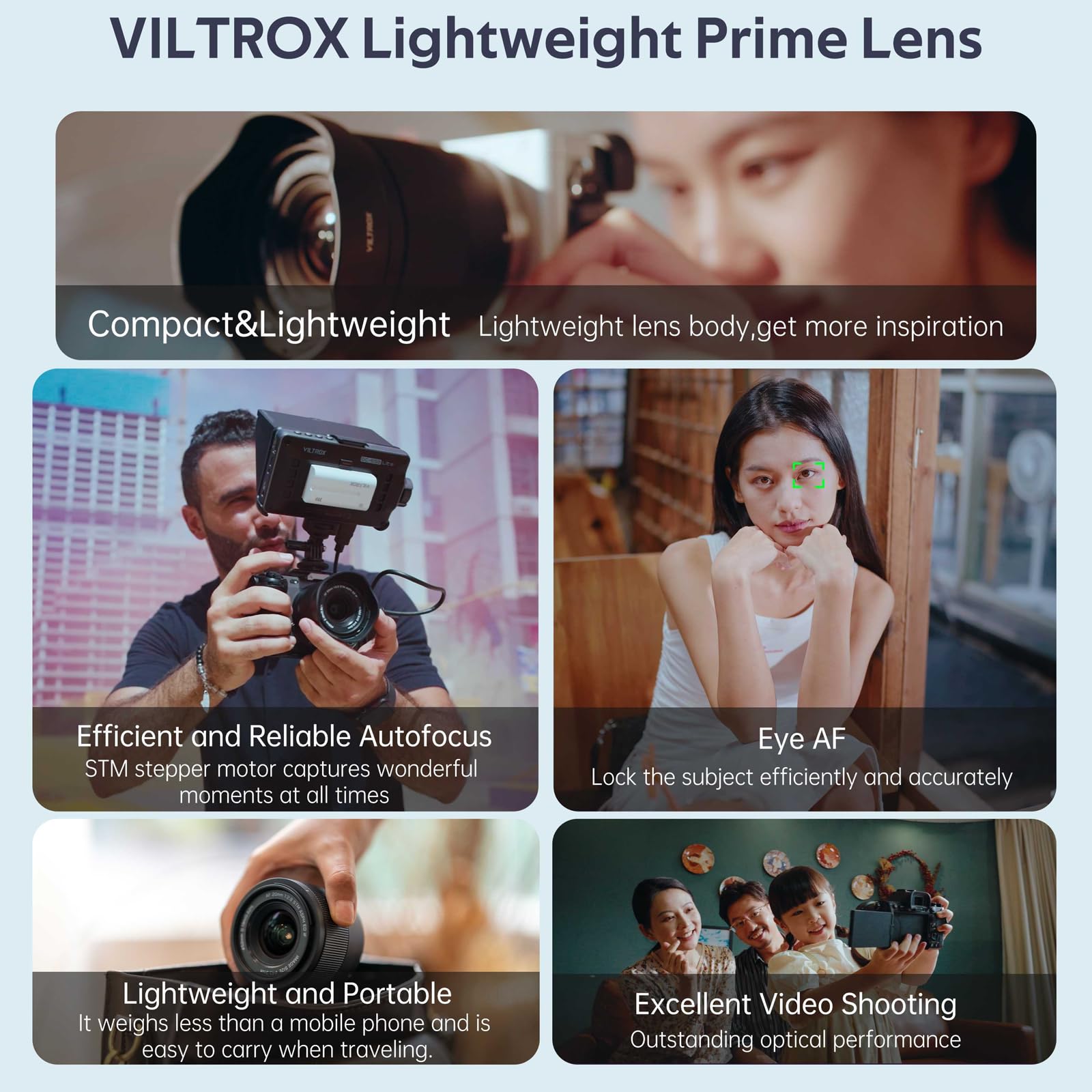 Viltrox 20Mm F2.8 Af Stm Lens For Nikon Z Mount Camera, 157G Lightweight Wide Angle Full Frame Auto Focus Prime Lens With Large