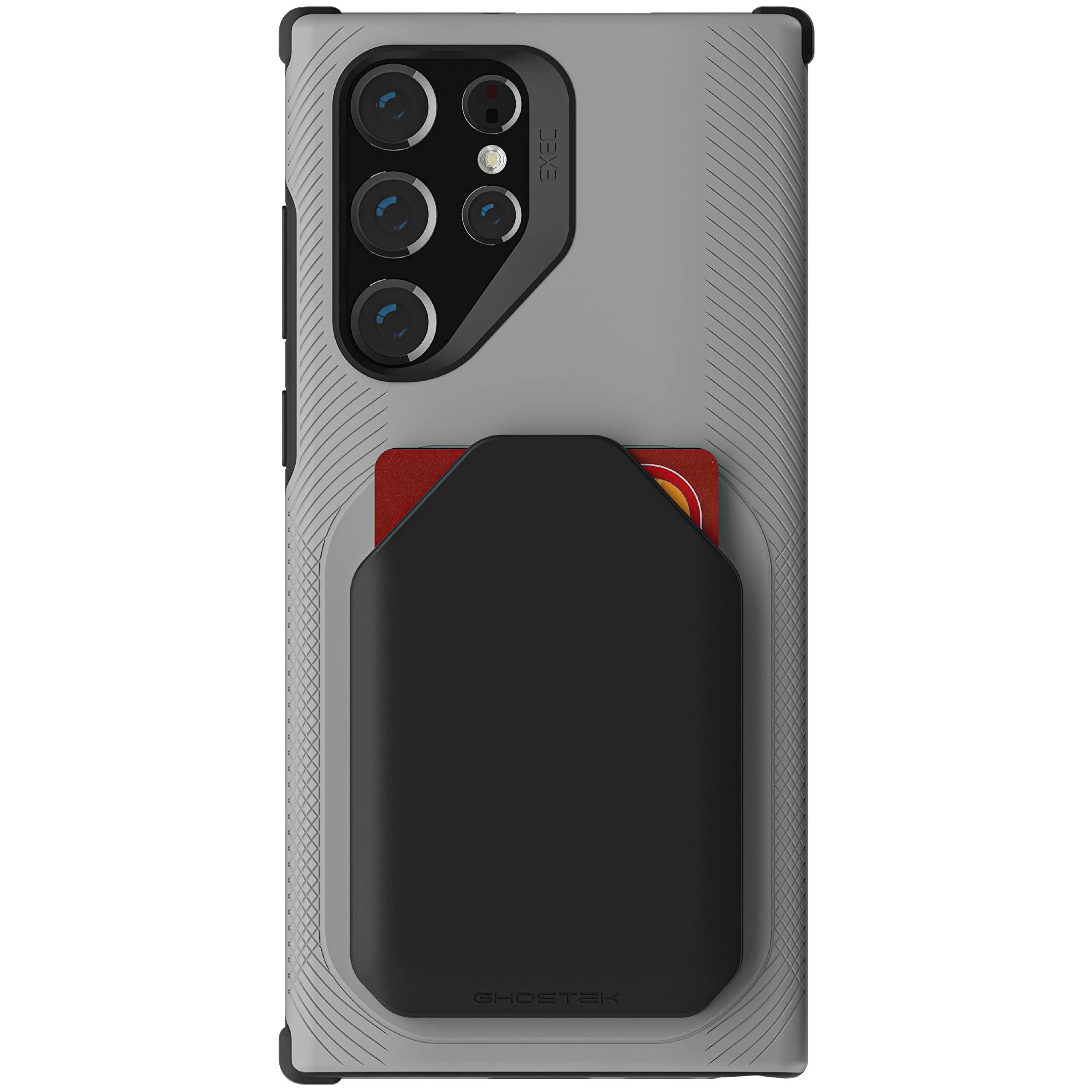 Ghostek EXEC Galaxy S22 Case Wallet Credit Card Holder Works with Magnetic Car Vent Mounts Easily Detachable for Wireless Chargi