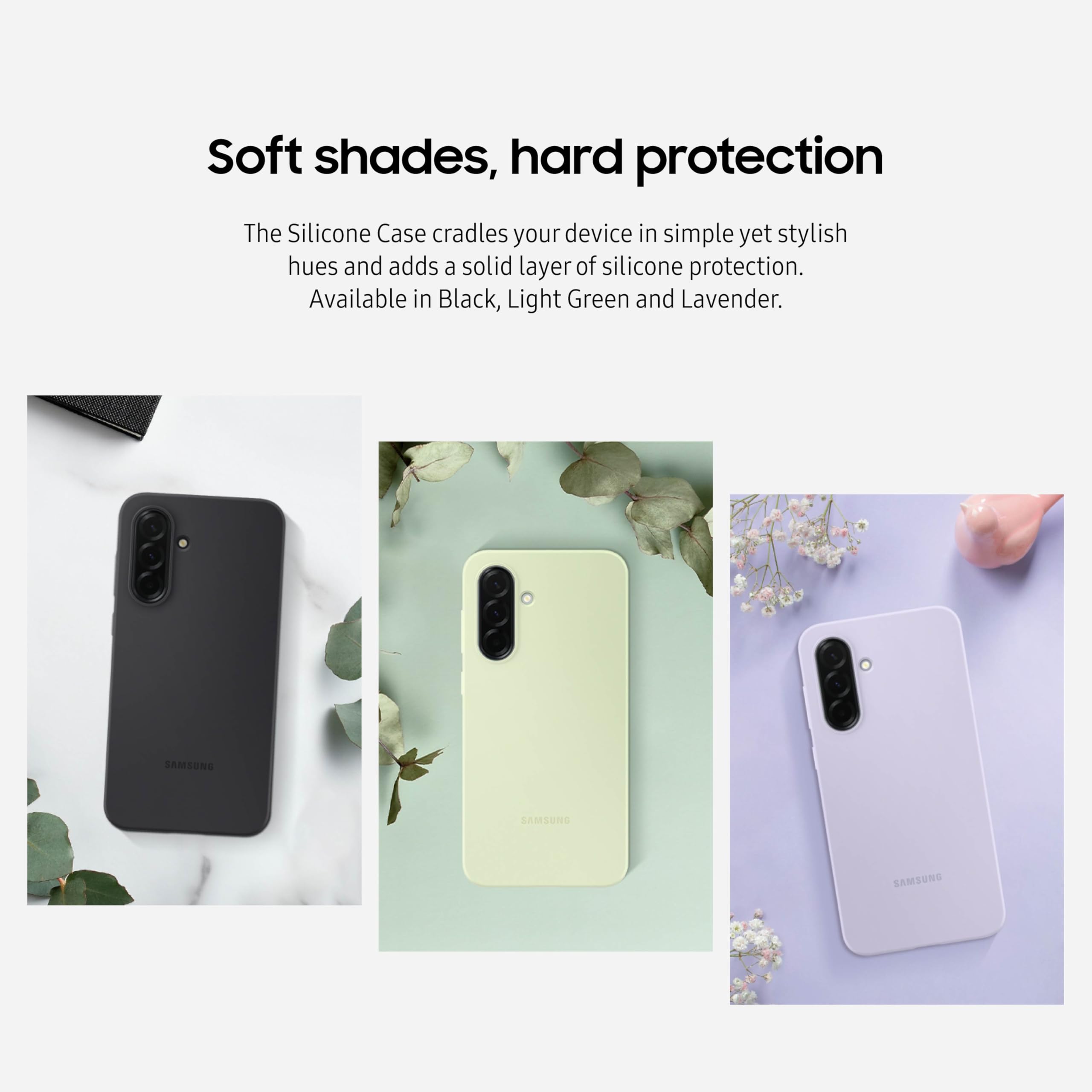 Samsung Galaxy A36 5G Silicone Case, Sleek Design, Durable Design, Black, Ef-Pa366Cbegus