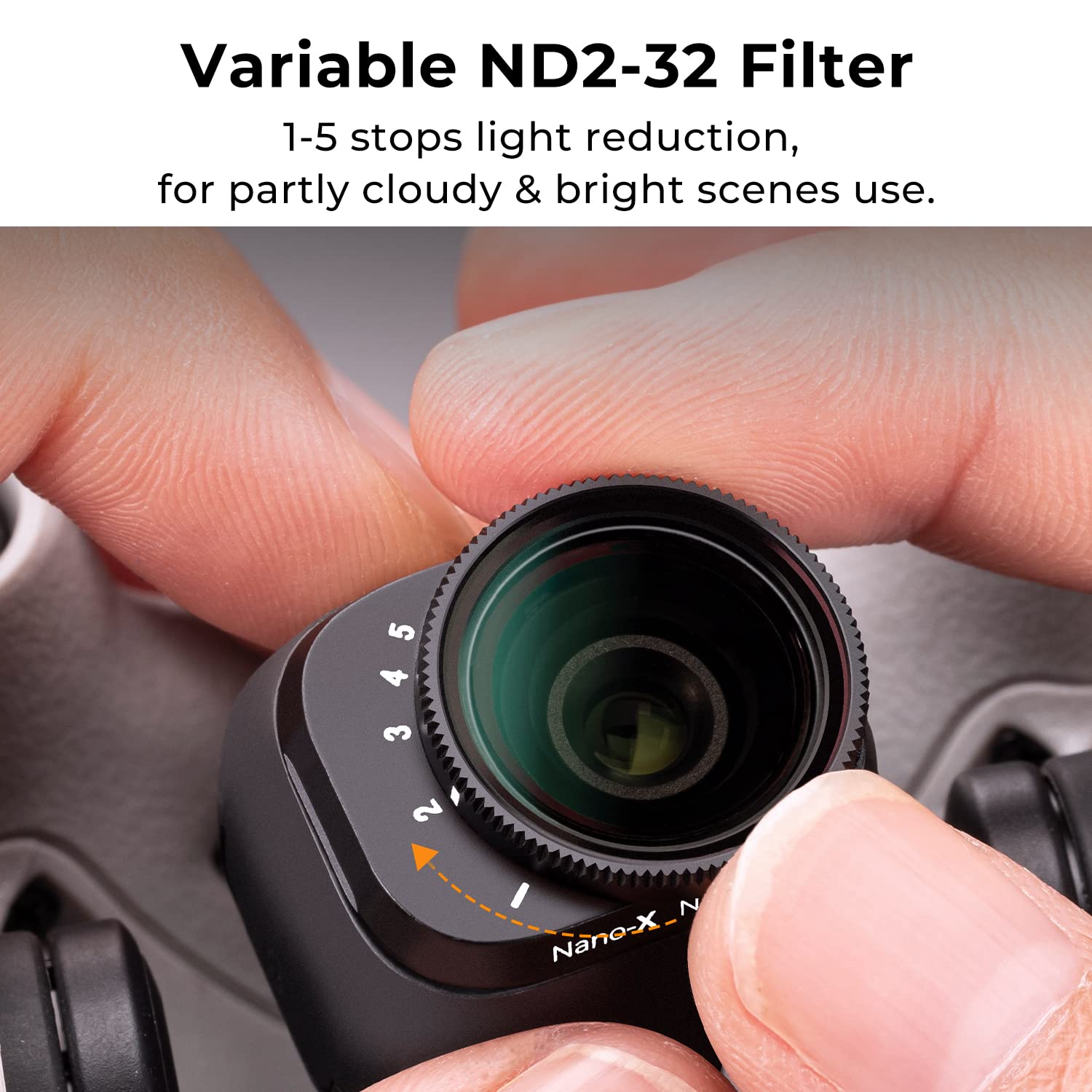 K&F Concept Mini 3 Pro Variable Nd2 32 (1 5 Stop) Nd Filter Compatible With Dji Mini 3 Pro, 28 Multi Coated Mini 3 Pro Accessori