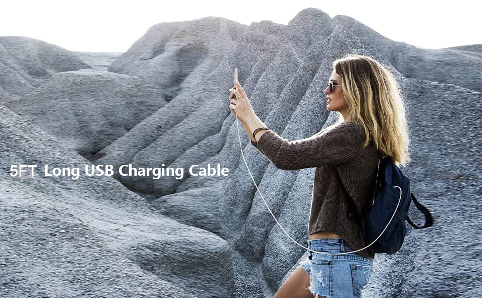 Blu Phone Usb C Charger Cable For Blu View 3, View 2, M8L, M10L, G9, G90 Pro, G91 Max, G91 Pro, G91S, G50 Mega, G70, G71, V70, Vivo Xi, Blu Android Phone Fast Charging Cord Power Accessories (White)