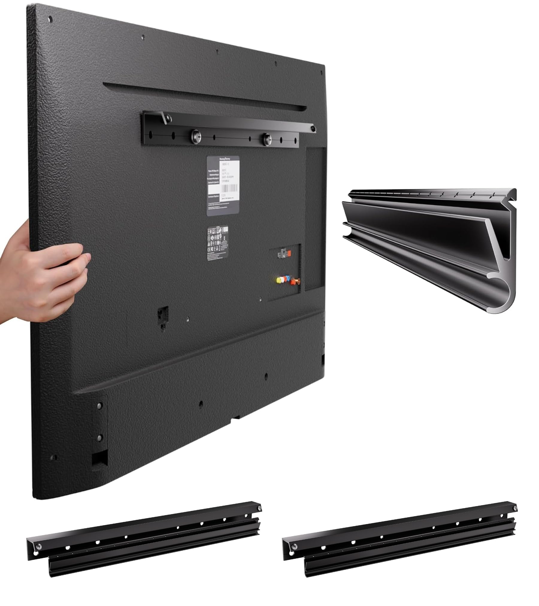 Fulifix No Stud Tv Wall Mount For All Brand 22 55Inch Tvs, 2Pack Universal Studless Tv Drywall Mount Bracket For Flat Screen Tvs