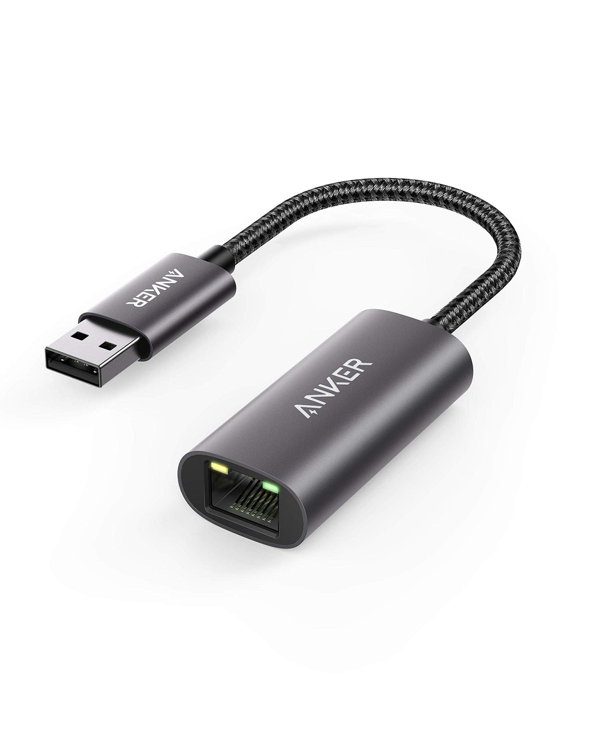 Anker Usb 3.0 To Ethernet Adapter, Powerexpand Usb 3.0 To Gigabit Ethernet Adapter, Aluminum Portable Usb A Adapter Compatible F
