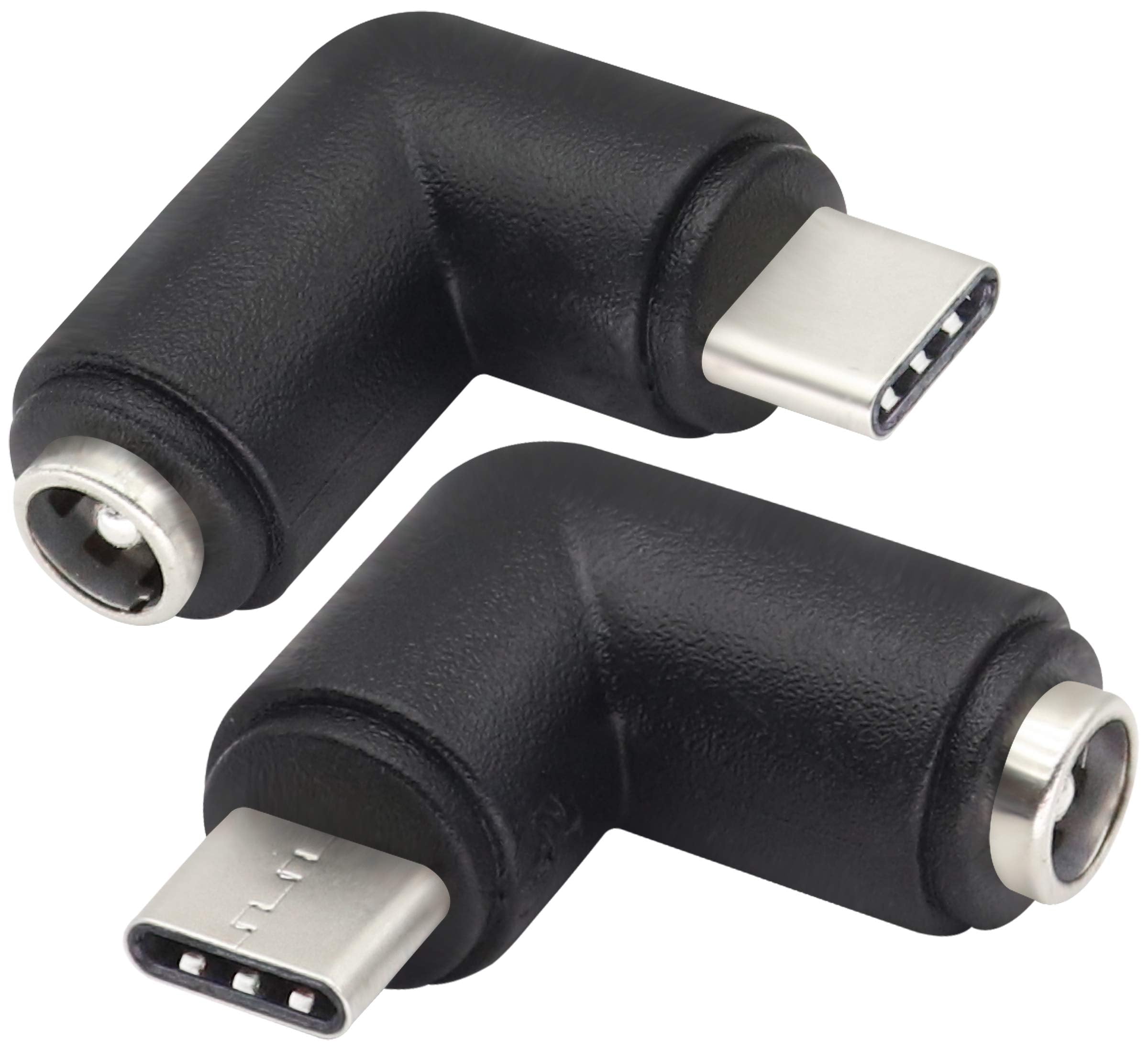 Aaotokk 90 Degree Type C Usb Male To Dc 5.5X2.1Mm Female Connector Dc Barrel Jack Power Adapter Type C Usb 5V Connector For Type