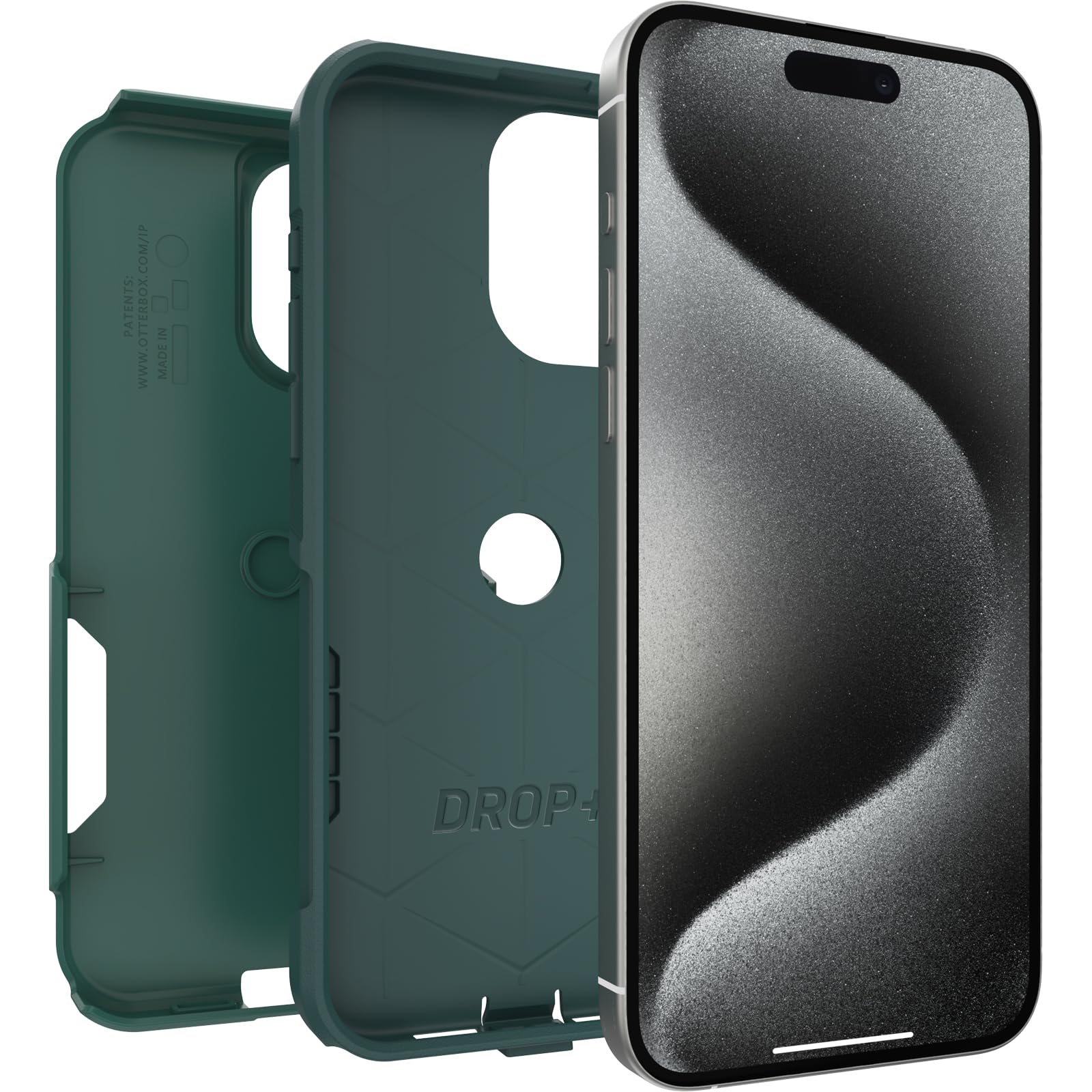 Otterbox Iphone 15 Pro Max (Only) Commuter Series Case   Get Your Greens (Green), Slim & Tough, Pocket Friendly, With Port Prote