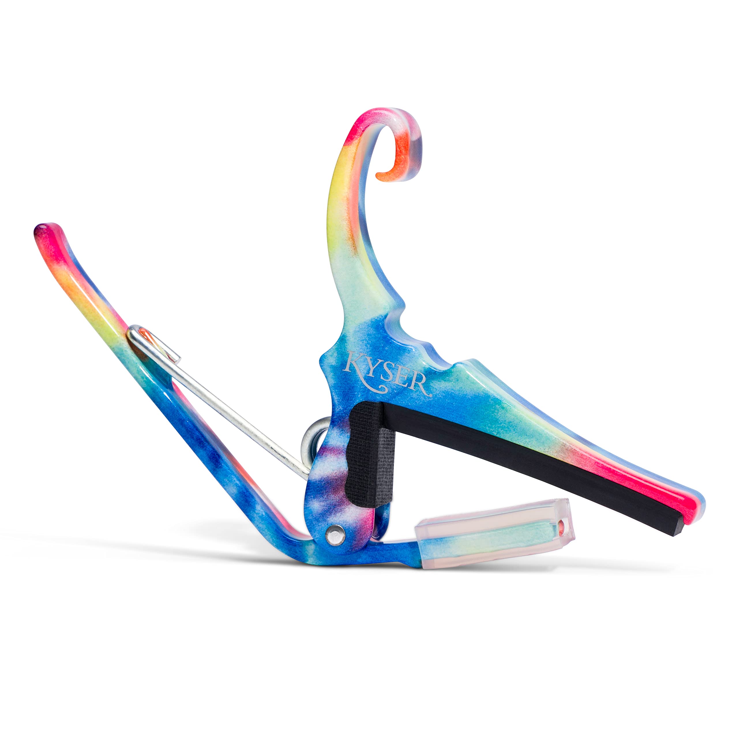 Kyser Quick Change Guitar Capo For 6 String Acoustic Guitars, Tie Dye, Kg6Tda