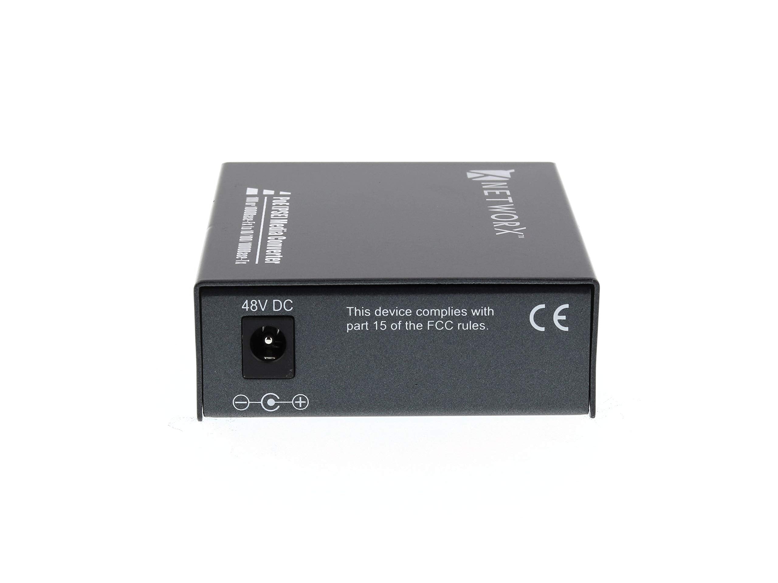 Gigabit Poe Fiber Media Converter   1000Base Lx Lc Multimode
