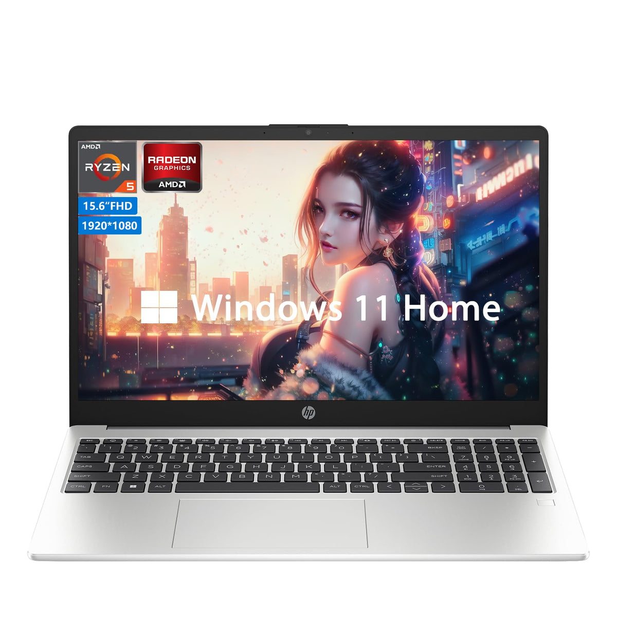 Hp 255 G10 Professional-Grade Business Laptop, 15.6'' Fhd Ips Display, Amd Ryzen 5 7530U (Up To 4.5 Ghz), Windows 11 Pro, 16Gb R