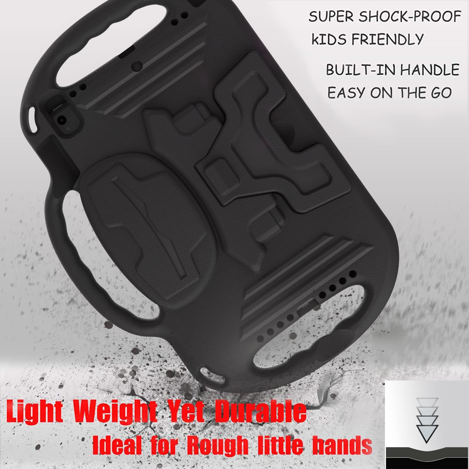 Ltrop New Ipad 9Th Generation Case 2021, Ipad 8Th/7Th Generation Case, Ipad 10.2 Case For Kids, Shockproof Handle Stand Shoulder