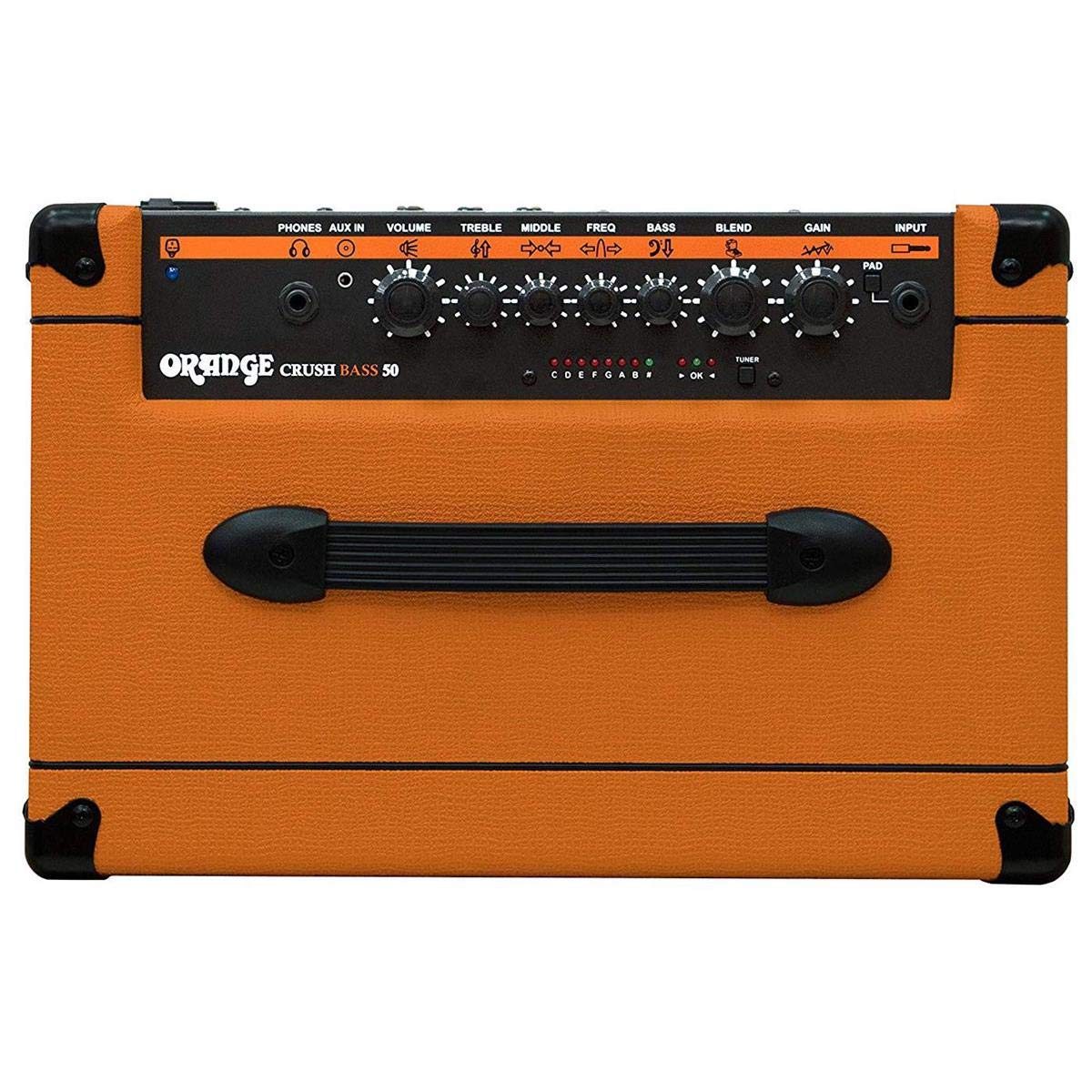 Orange Crush Bass 50 50W 12'' Bass Guitar Amplifier And Speaker Combo, Orange