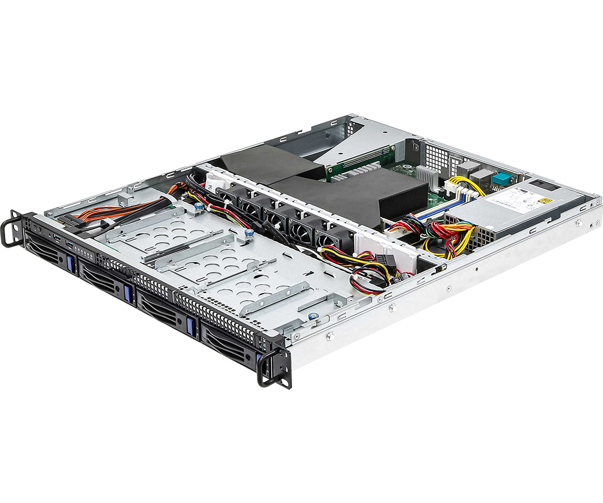 ASRock SV 1U4LWX570 1U 400W PSU AMD AM4 Ryzen Max.32GB 3.5 2.5HDD PCIe4.0