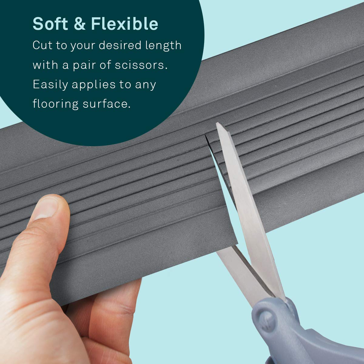 Ut Wire 5-Feet Cable Blanket High Capacity Low Profile Cord Cover And Protector, Grey