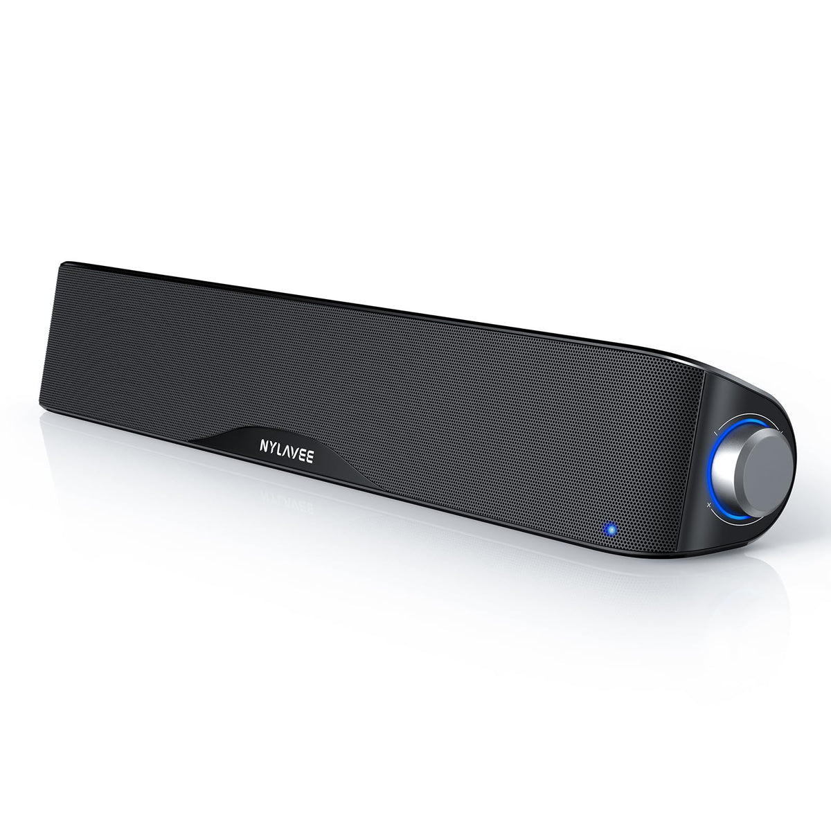 Computer Speakers, Hifi Sound Quality Computer Sound Bar, Usb Powered Pc Speakers, Bluetooth 5.0 And 3.5Mm Aux In Computer Speak