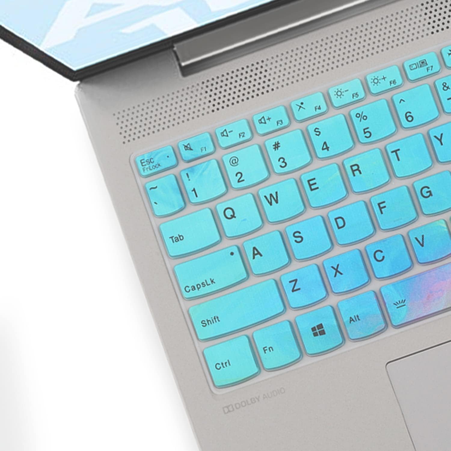 Colorful Keyboard Cover For 2024 2023 Lenovo V15 Series 15.6'', Lenovo Ideapad 1/Ideapad 1I 15.6 Inch Laptop 15Ada07 15Iau7 15Al