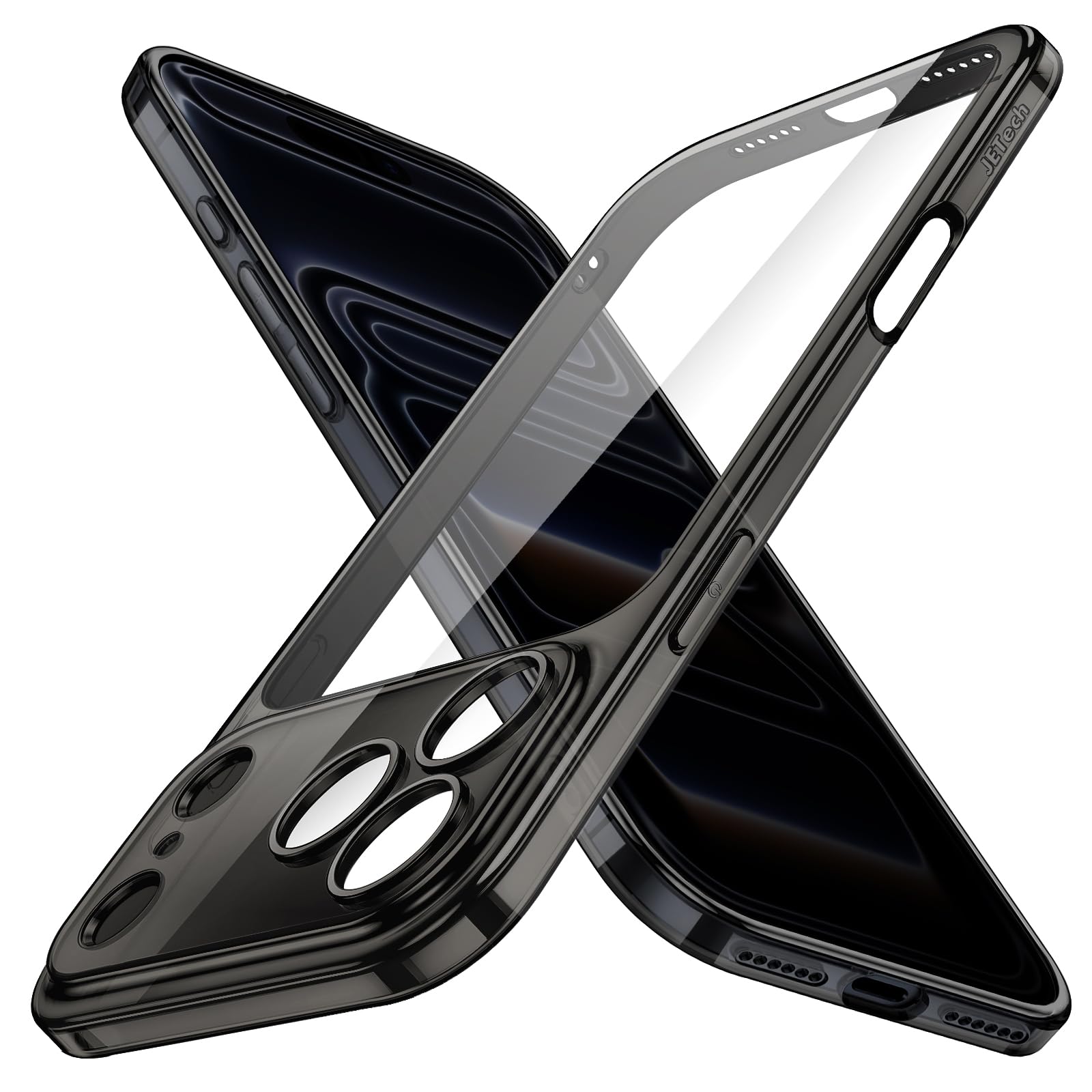 JETech Slim Case for iPhone 17 Pro Max 6.9-Inch with Camera Lens Full Protection, Ultra-Thin Lightweight Clear Minimalist Protec