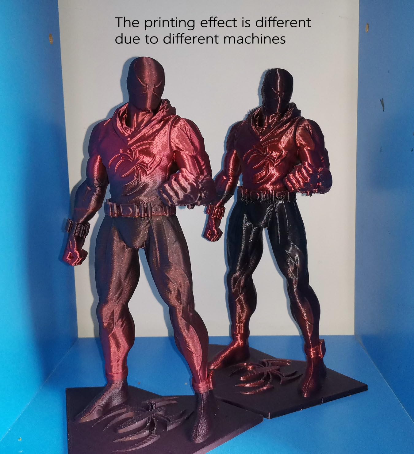 Stronghero3D Pla 3D Printer Filament 1.75 Mm,Pla Silk Red,Pla Black,Accuracy +/  0.05 Mm Net Weight 1 Kg For Ender3 Cr10