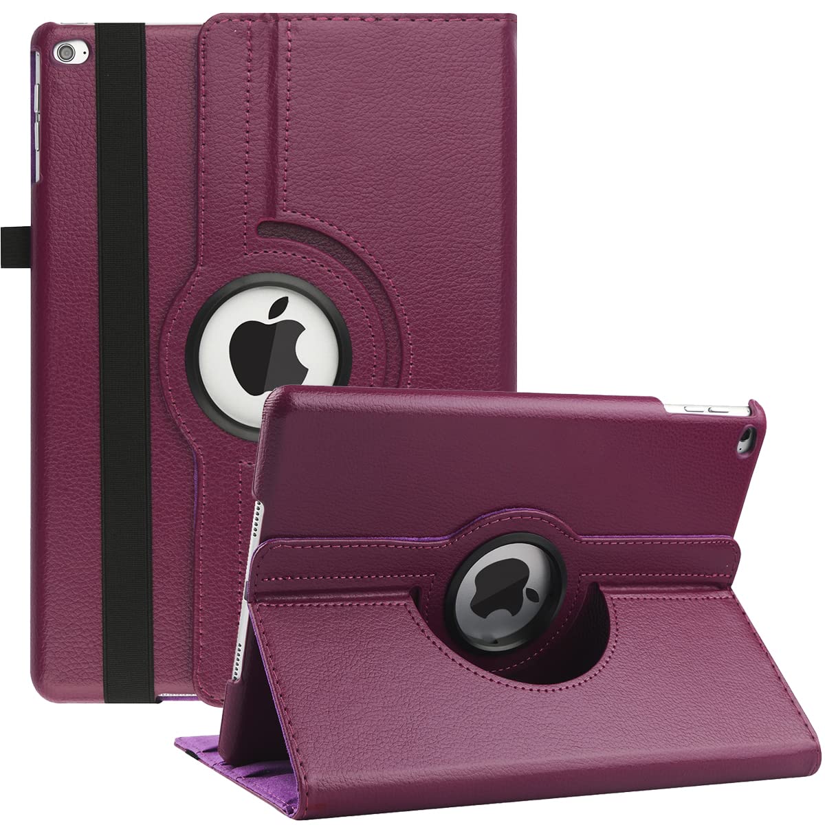 Rotating Case For 9Th Generation Case 2021 / Ipad 8Th Generation 2020 / 7Th Generation 10.2'' 2019, 360 Degree Rotating Multi An