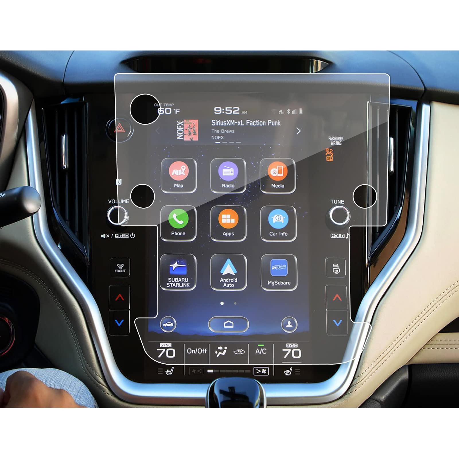 Sxcy For 2025 Subaru Outback Screen Protector Fit 2020 2024 2025 Outback Accessories 2023 2025 Subaru Outback Legacy Screen Prot