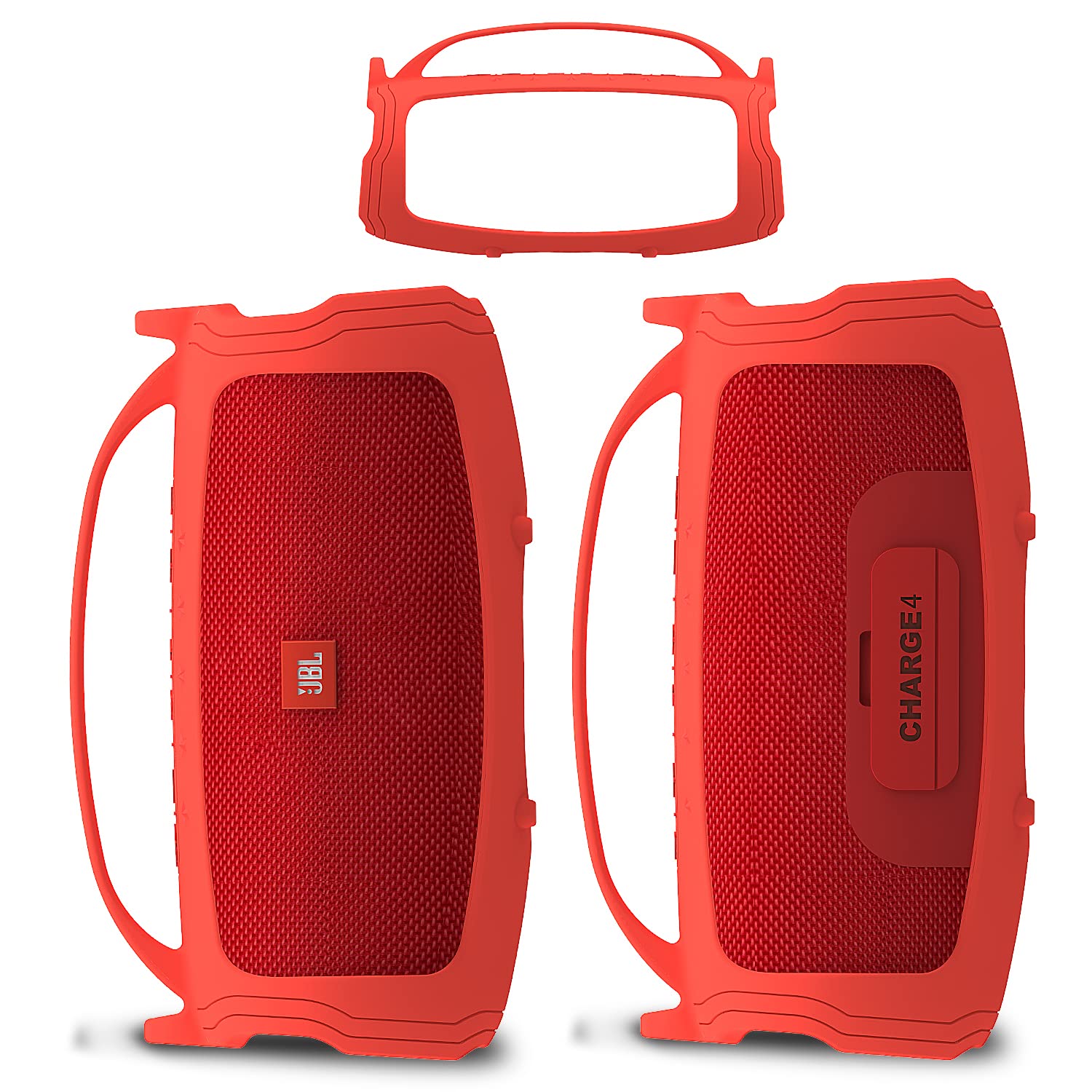 Silicone Cover Case Compatible With Jbl Charge 4/Charge 5 Portable Bluetooth Speaker, Soft Skin Sleeve For Jbl Charge 4/5 Blueto