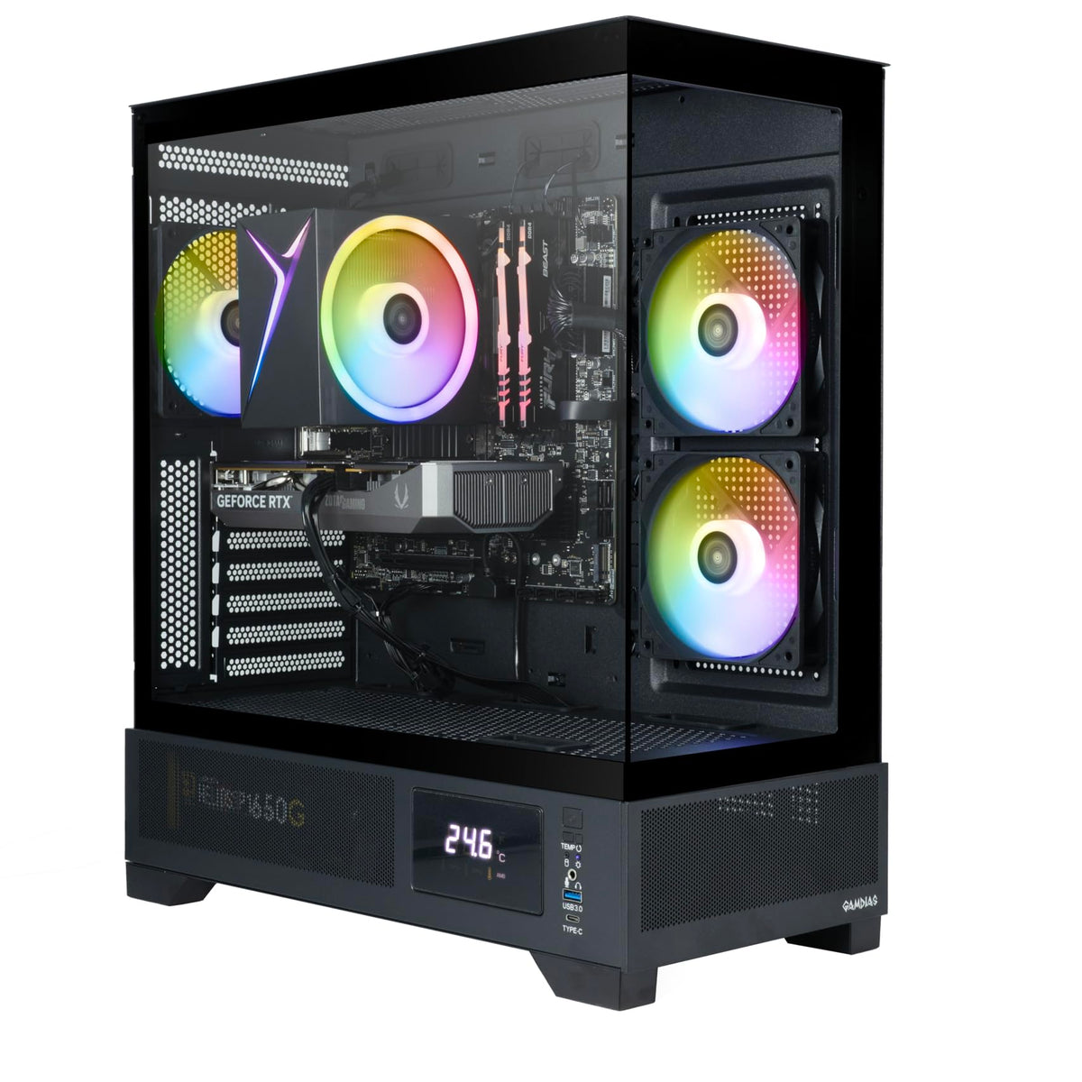 ZOTAC MEK AI-Enhanced Gaming PC Desktop Computer - NVIDIA GeForce RTX ...