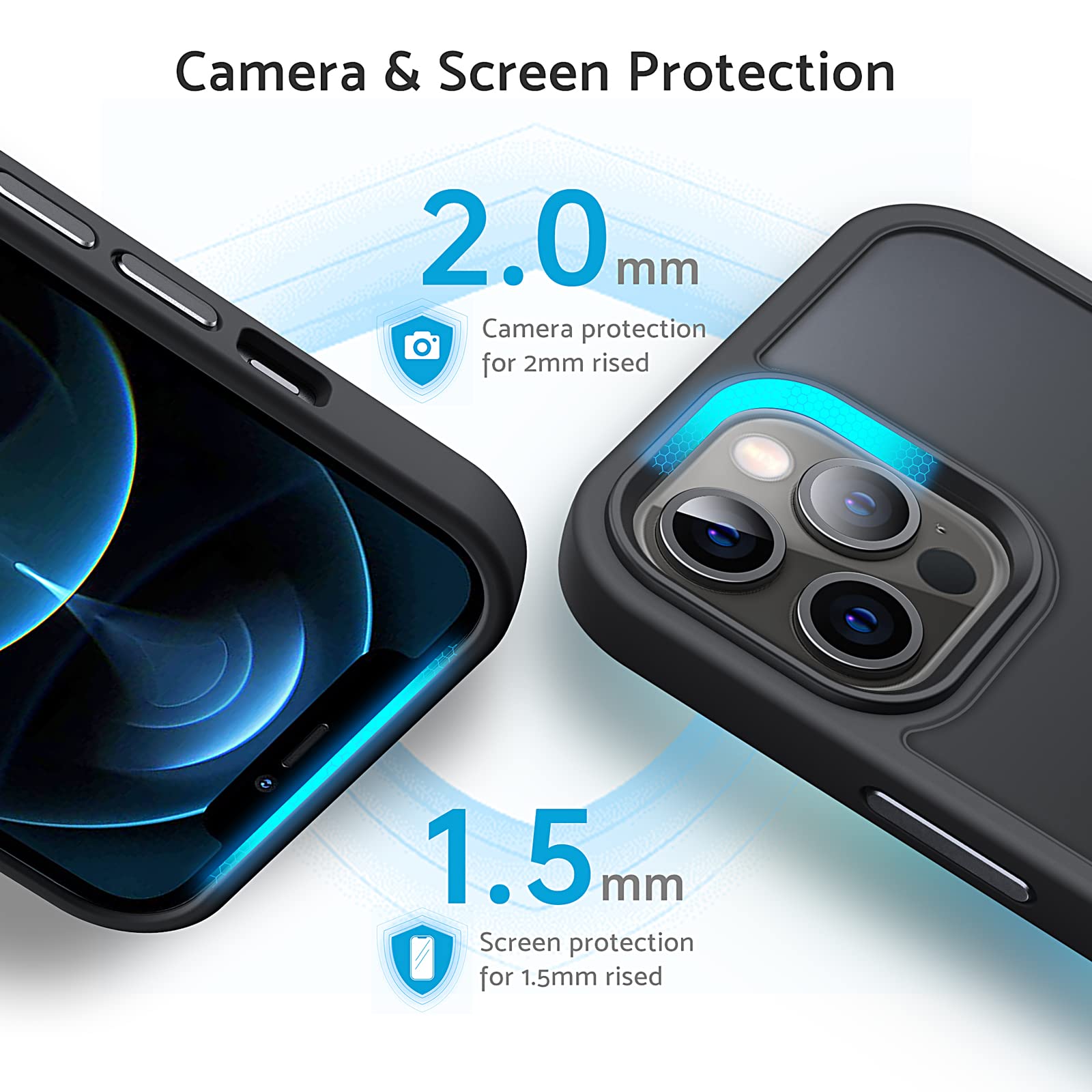 Anqrp Designed For Iphone 12 Pro Max Case, [Support Magsafe] Soft Silicone Slim Anti Scratch Case Compatible With Iphone 12 Pro