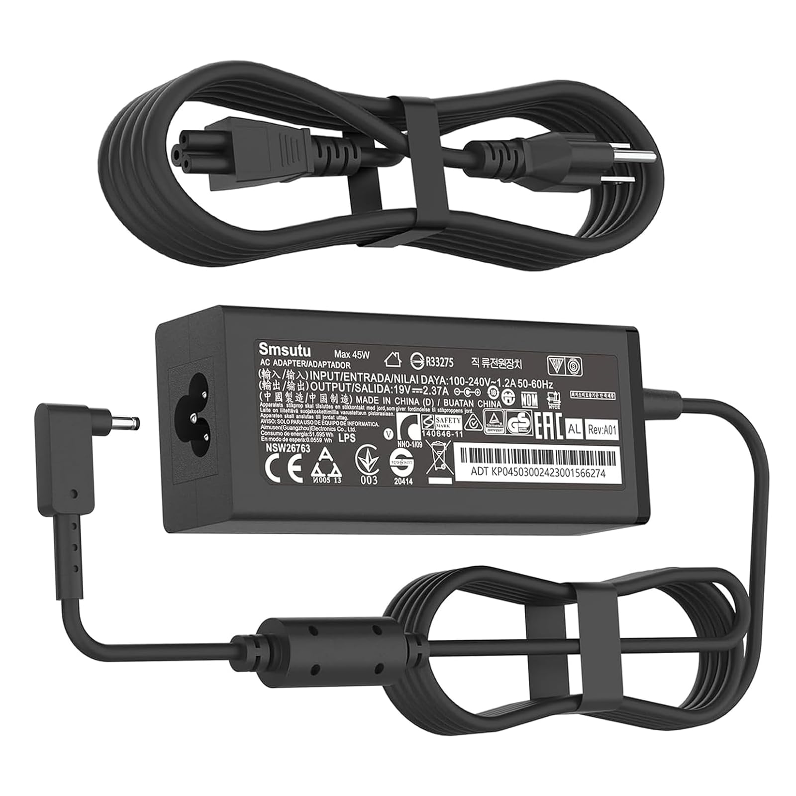 45W Laptop Charger for Acer Aspire 1 3 5 N20C5 N23C3 N23H1 ADP45FE F PA145026 A51544 A51545 A51546 A51545R74Z A51546R3