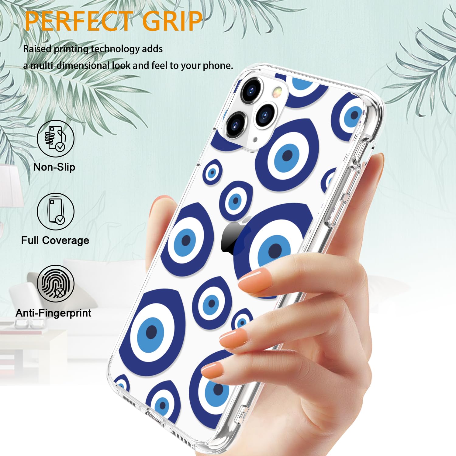 Luhouri Designed For Iphone 11 Pro Case With Screen Protector - Slim Fit, Sturdy Clear Acrylic Cover For Women And Girls - Prote