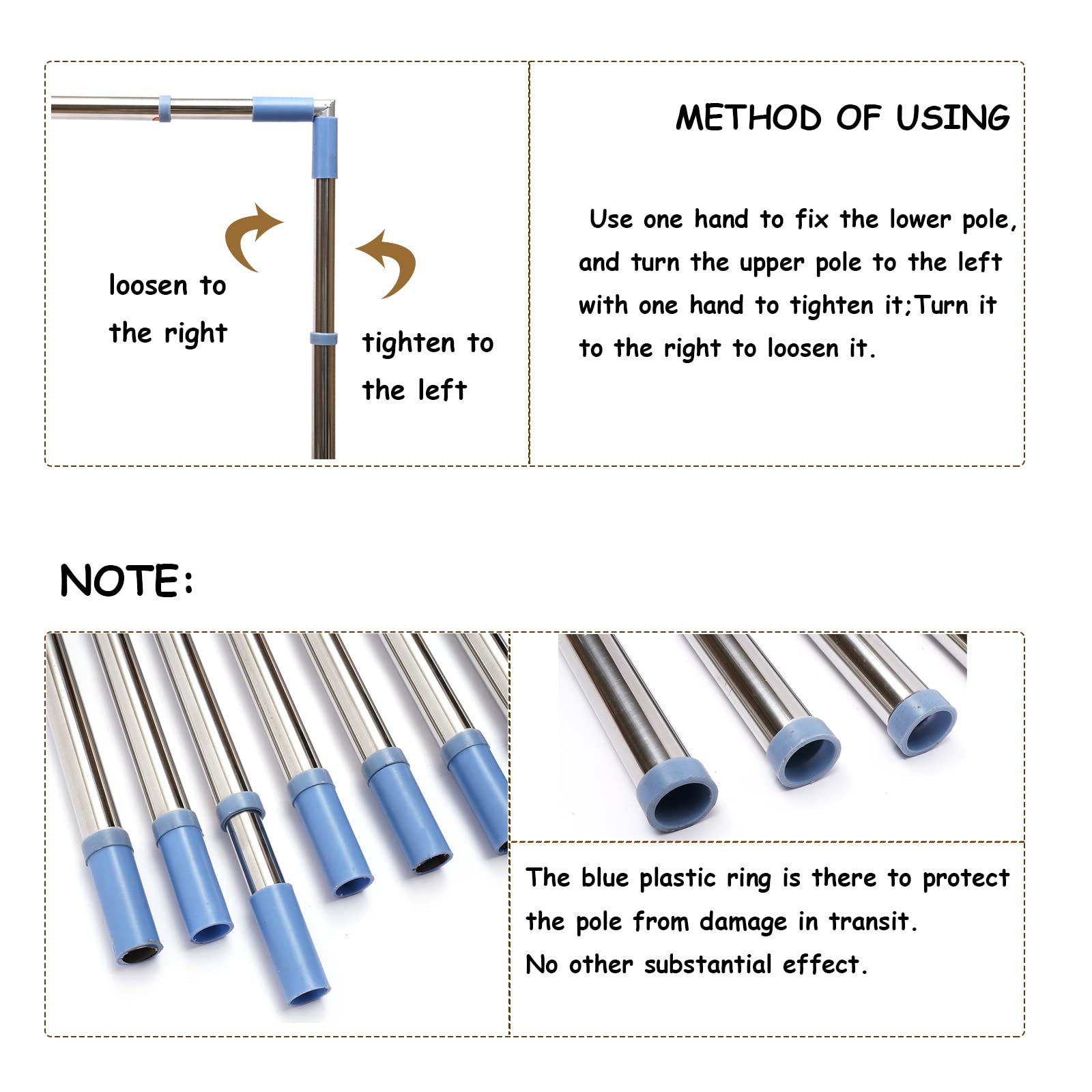 Wupyi Professional Backdrop Stand Pipe Kit,10'X50' Heavy Duty Background Support System Curtain Frame Telescopic With Steel Base