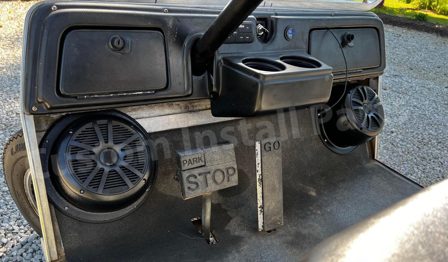 Custom Install Parts Pair Of 6.5'' Install Universal Angled Speaker Enclosures Boxes Pods Surface Mount