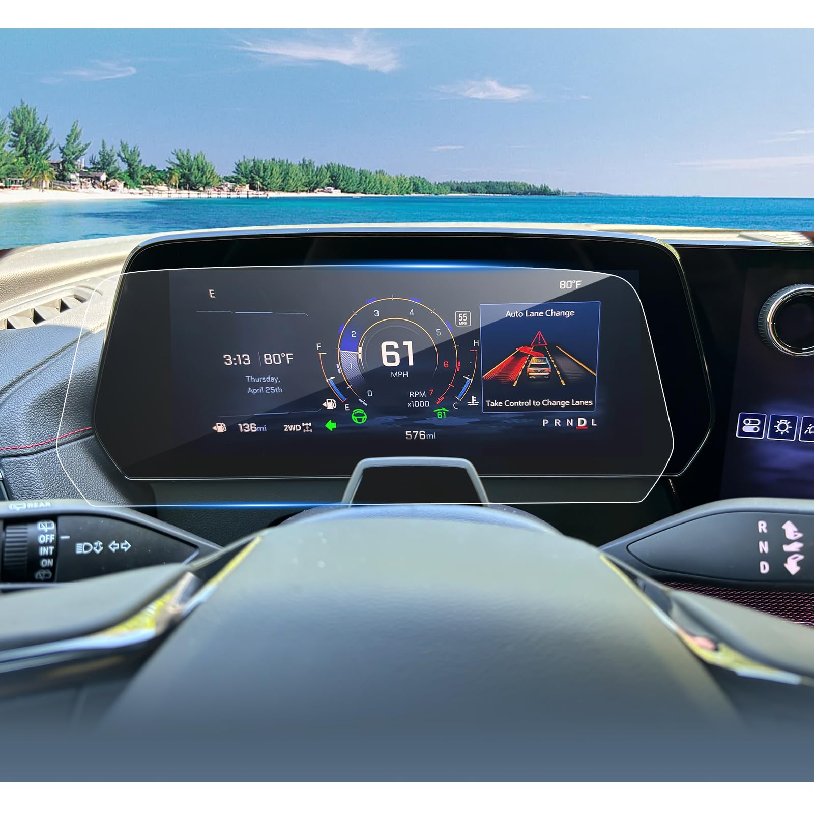 (2Pcs) 2024 Traverse Dashboard Screen Protector For Chevrolet Traverse (Rs/Z71/Lt/Ls) 11 Inch Dashboard,2024 Chevy Traverse Acce