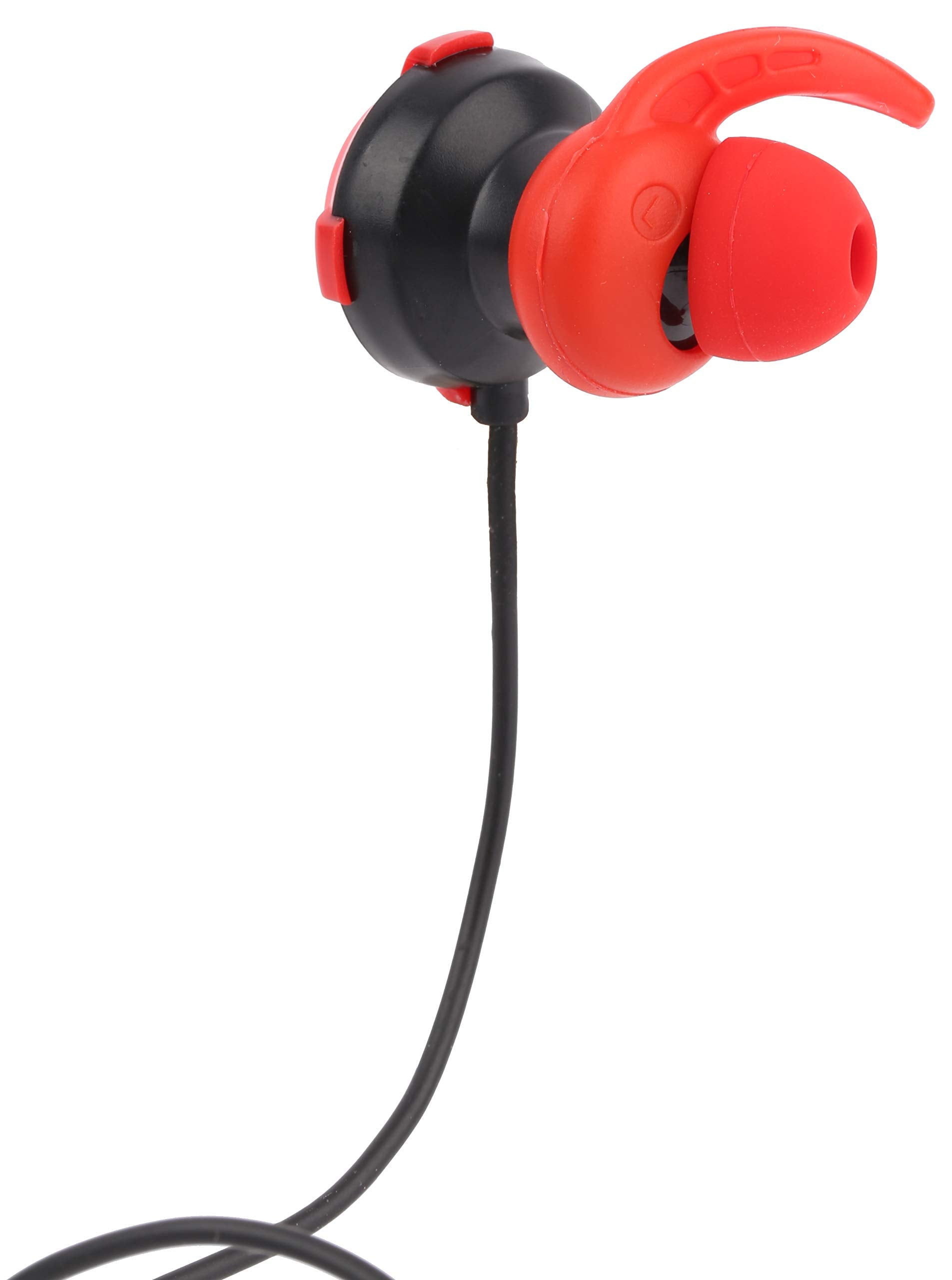Lvlup Lu701 Red Gaming Earbuds With Removable Microphone (Red)